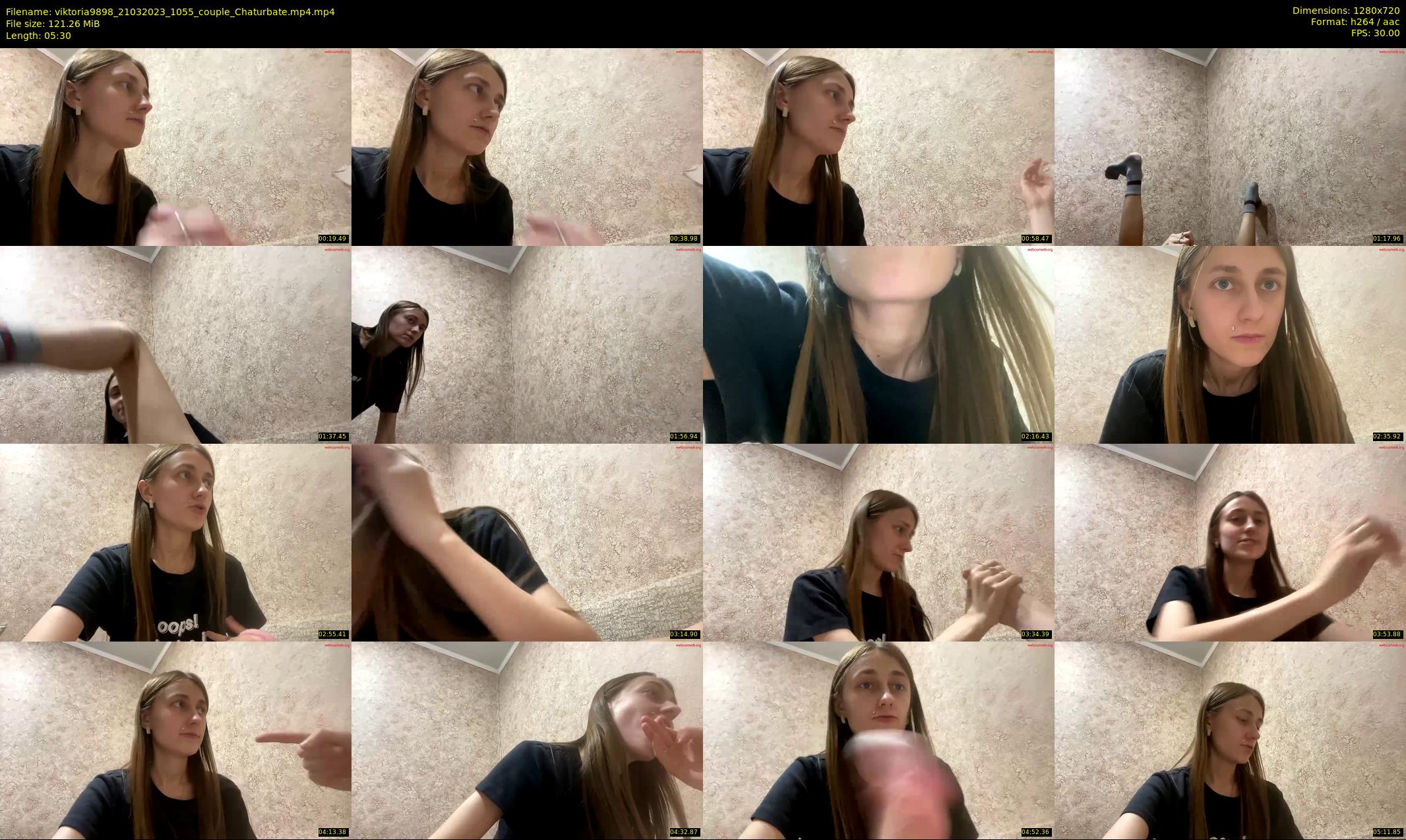 viktoria9898 — 6 minute Chaturbate couple cam show recording, 720p, Mar 21, 2023