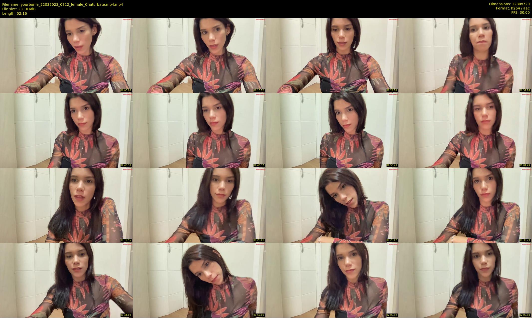 yourbonie — 3 minute Chaturbate female cam show recording, 720p, Mar 22, 2023