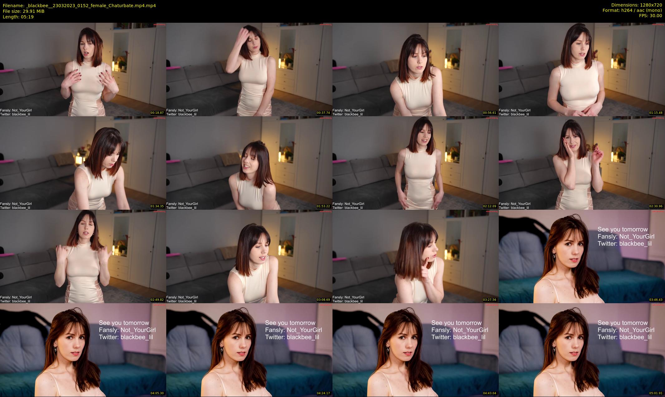 _blackbee_ — 6 minute Chaturbate female cam show recording, 720p, Mar 23, 2023