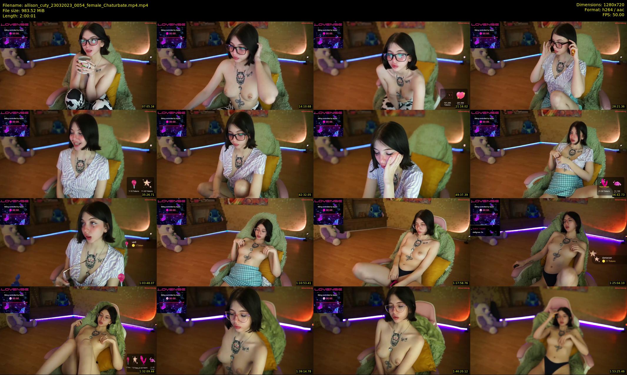 allison_cuty — 121 minute Chaturbate female cam show recording, 720p, Mar 23, 2023