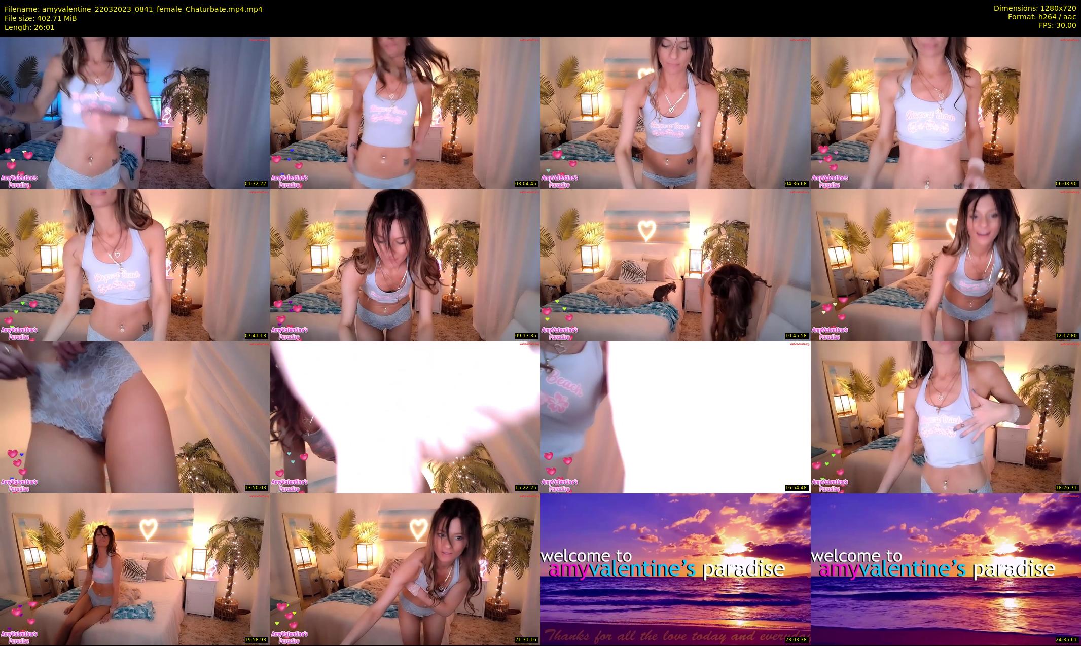 amyvalentine — 27 minute Chaturbate female cam show recording, 720p, Mar 22, 2023