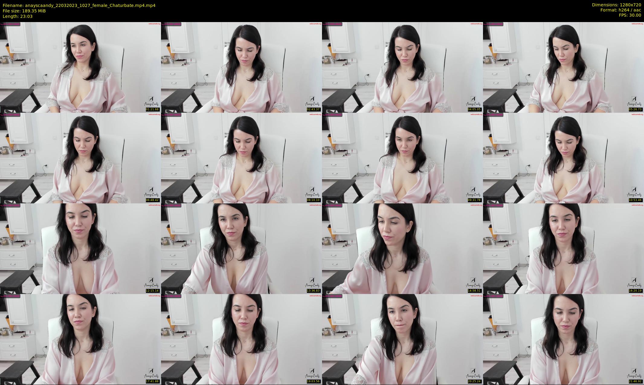 anayscaandy — 24 minute Chaturbate female cam show recording, 720p, Mar 22, 2023