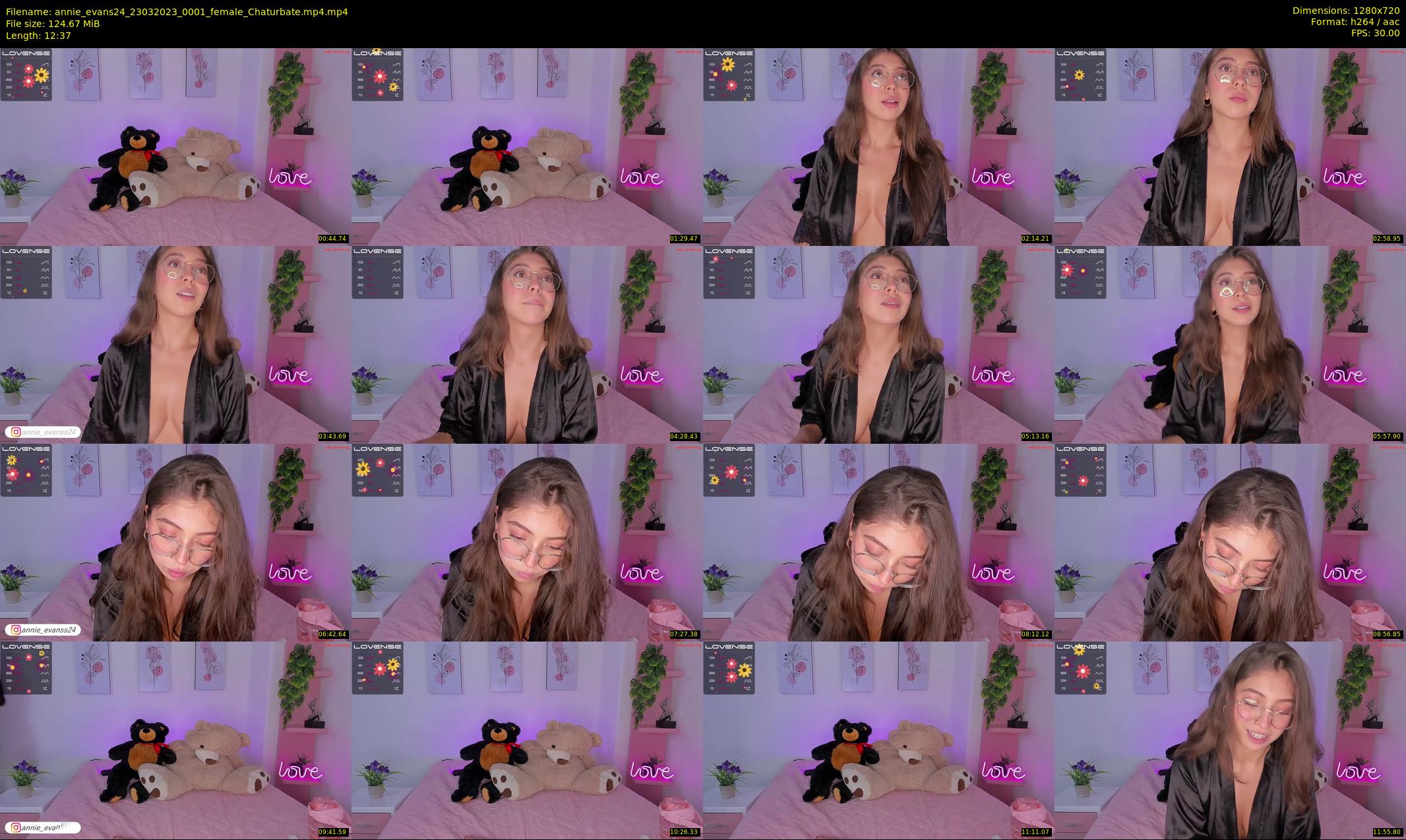 annie_evans24 — 13 minute Chaturbate female cam show recording, 720p, Mar 23, 2023