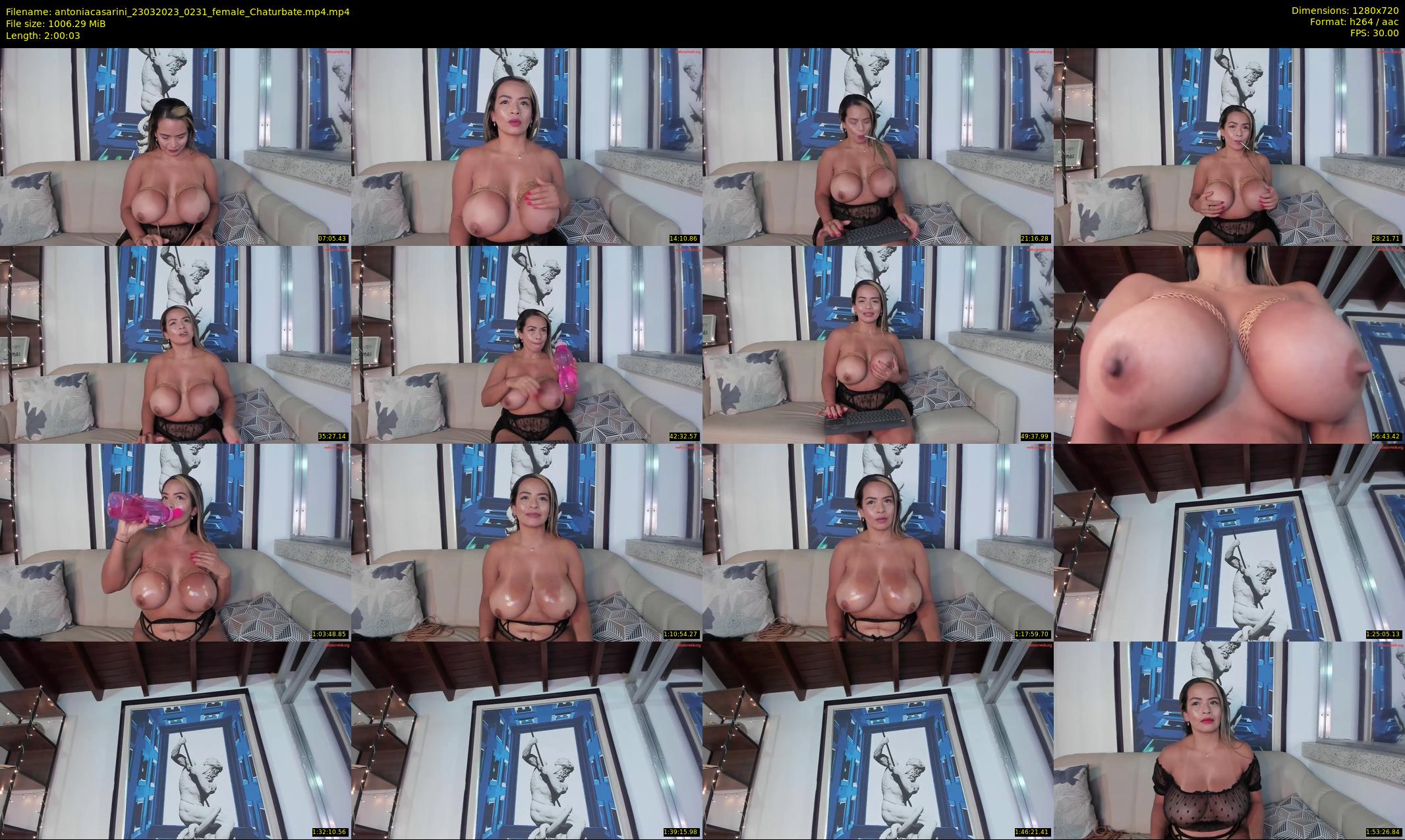 antoniacasarini — 121 minute Chaturbate female cam show recording, 720p, Mar 23, 2023