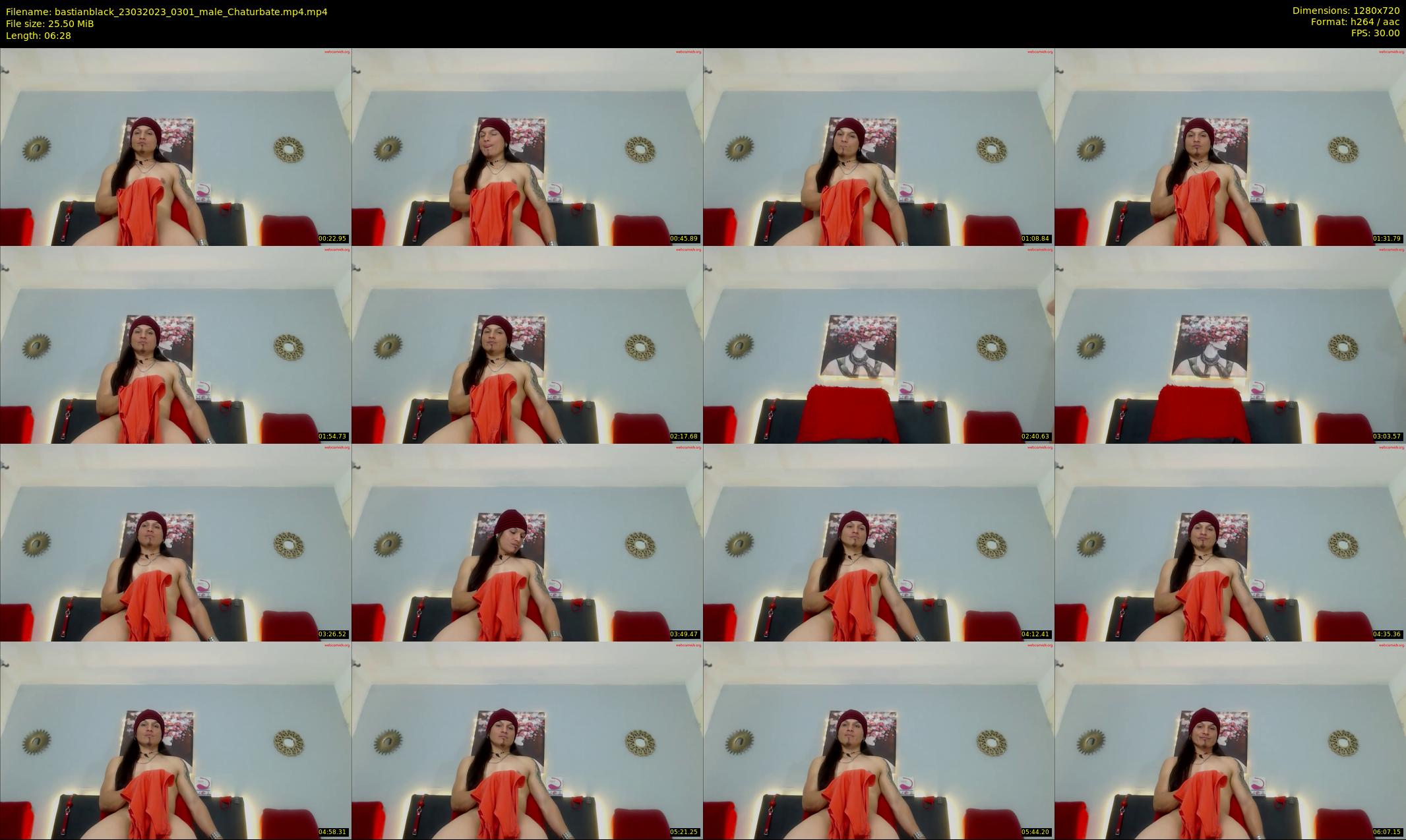 bastianblack — 7 minute Chaturbate male cam show recording, 720p, Mar 23, 2023