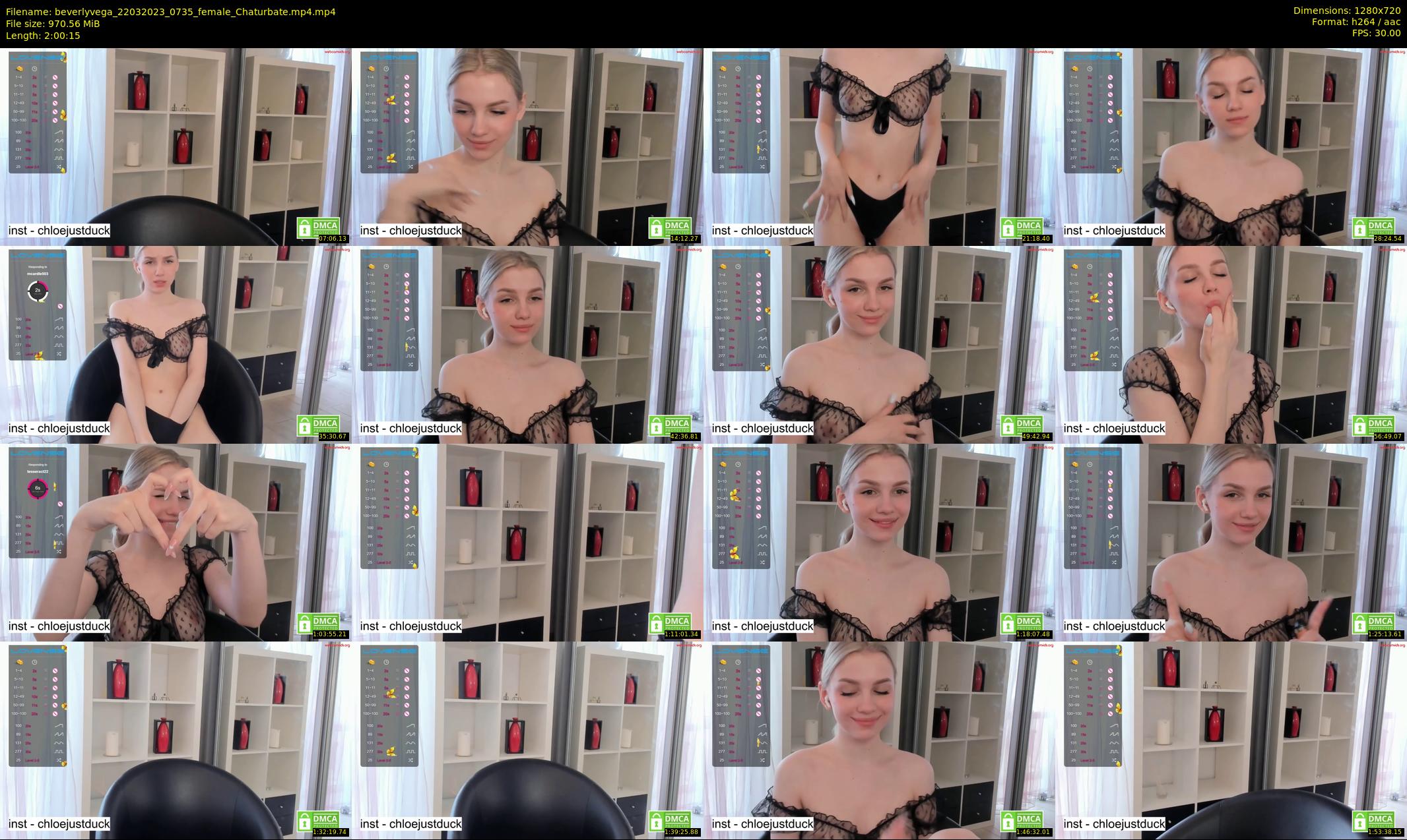 beverlyvega — 121 minute Chaturbate couple cam show recording, 720p, Mar 22, 2023