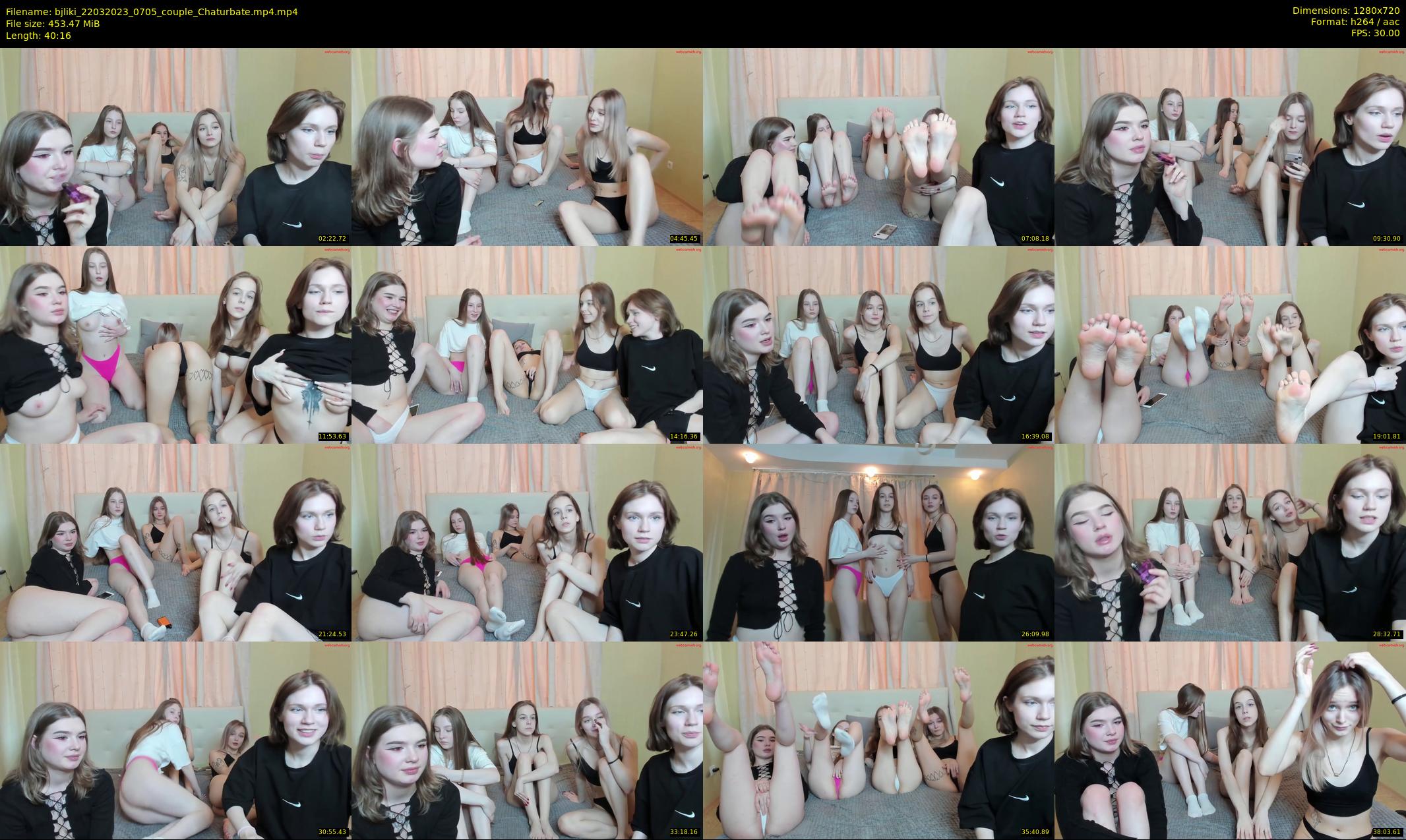 bjliki — 41 minute Chaturbate couple cam show recording, 720p, Mar 22, 2023