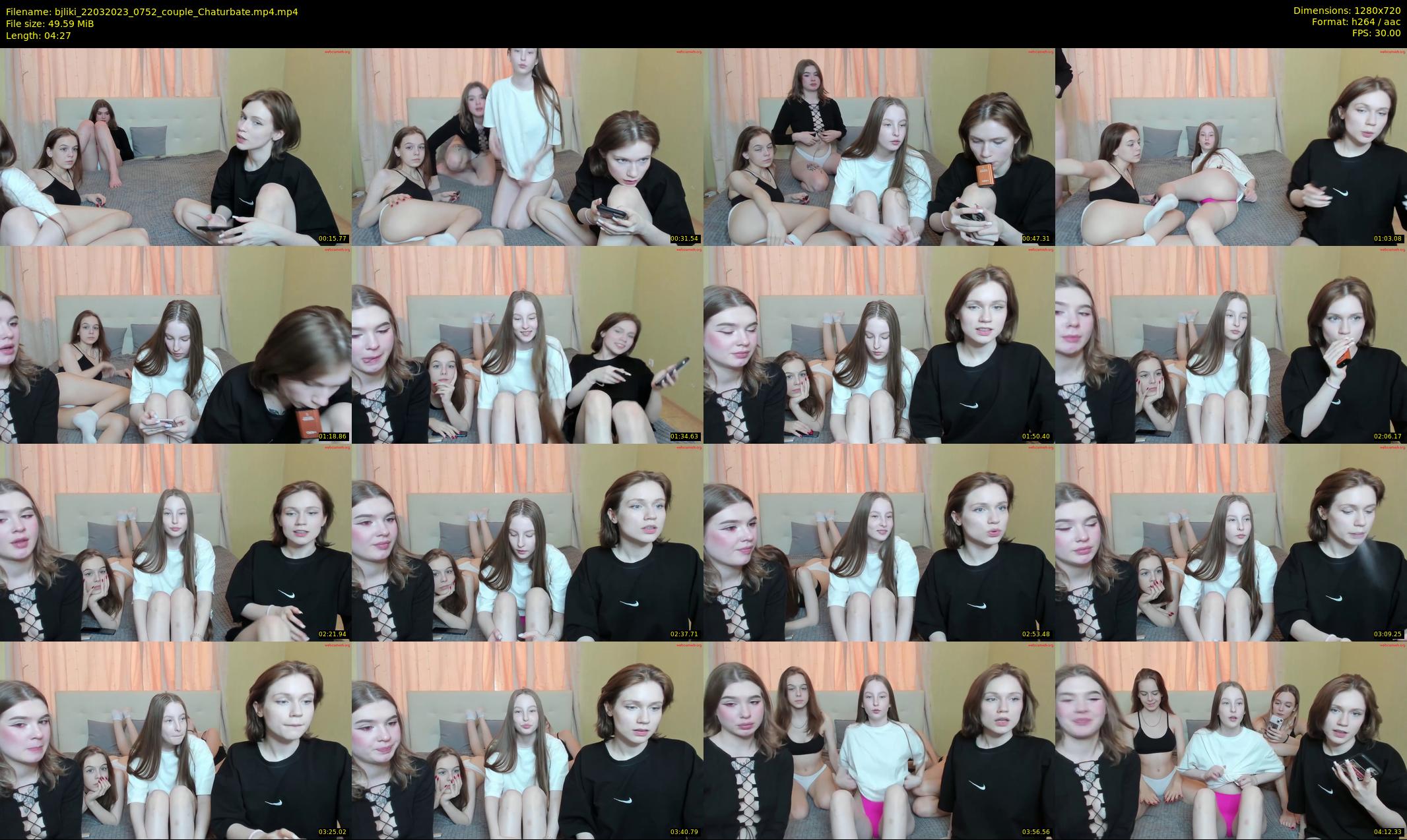 bjliki — 5 minute Chaturbate couple cam show recording, 720p, Mar 22, 2023