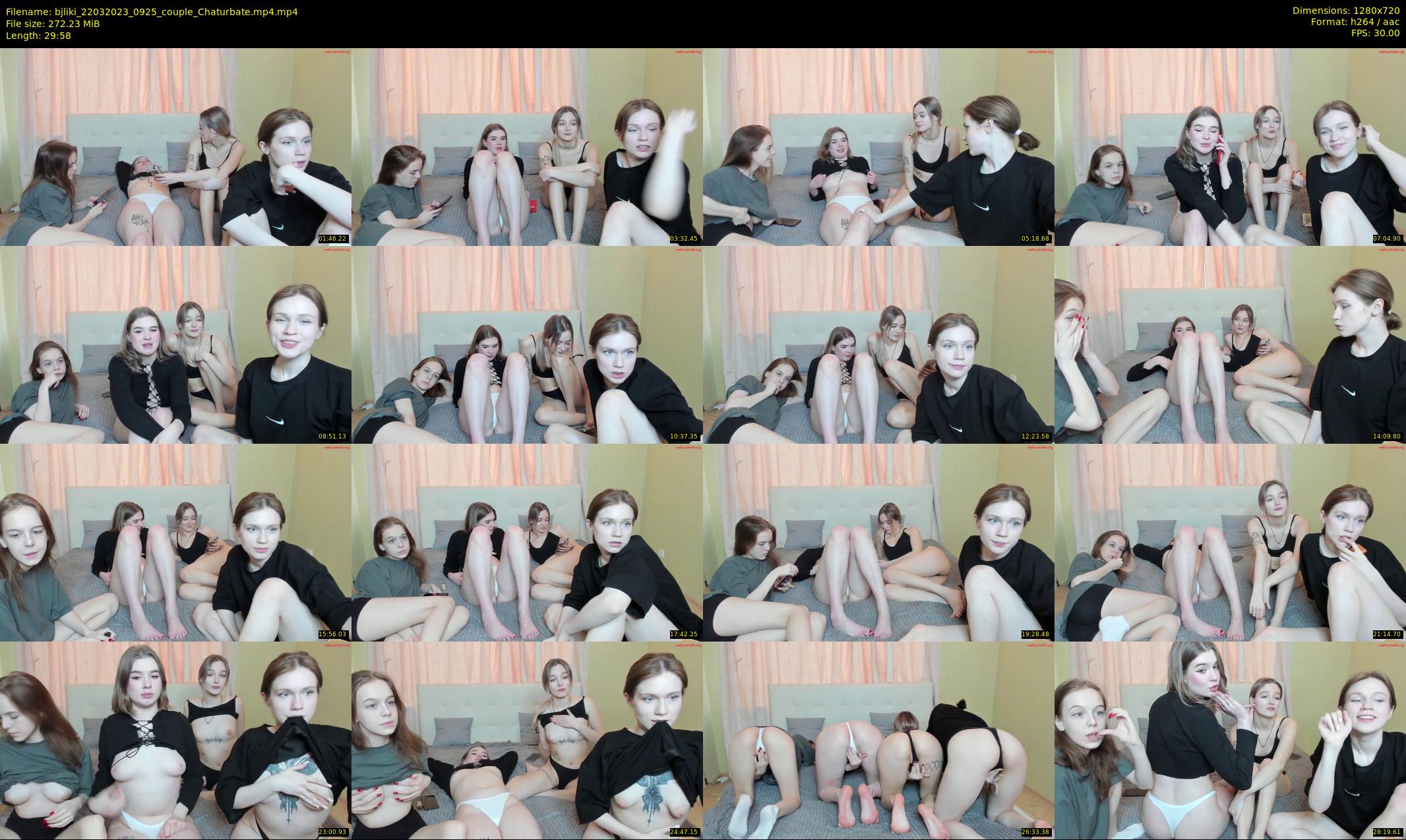bjliki — 30 minute Chaturbate couple cam show recording, 720p, Mar 22, 2023