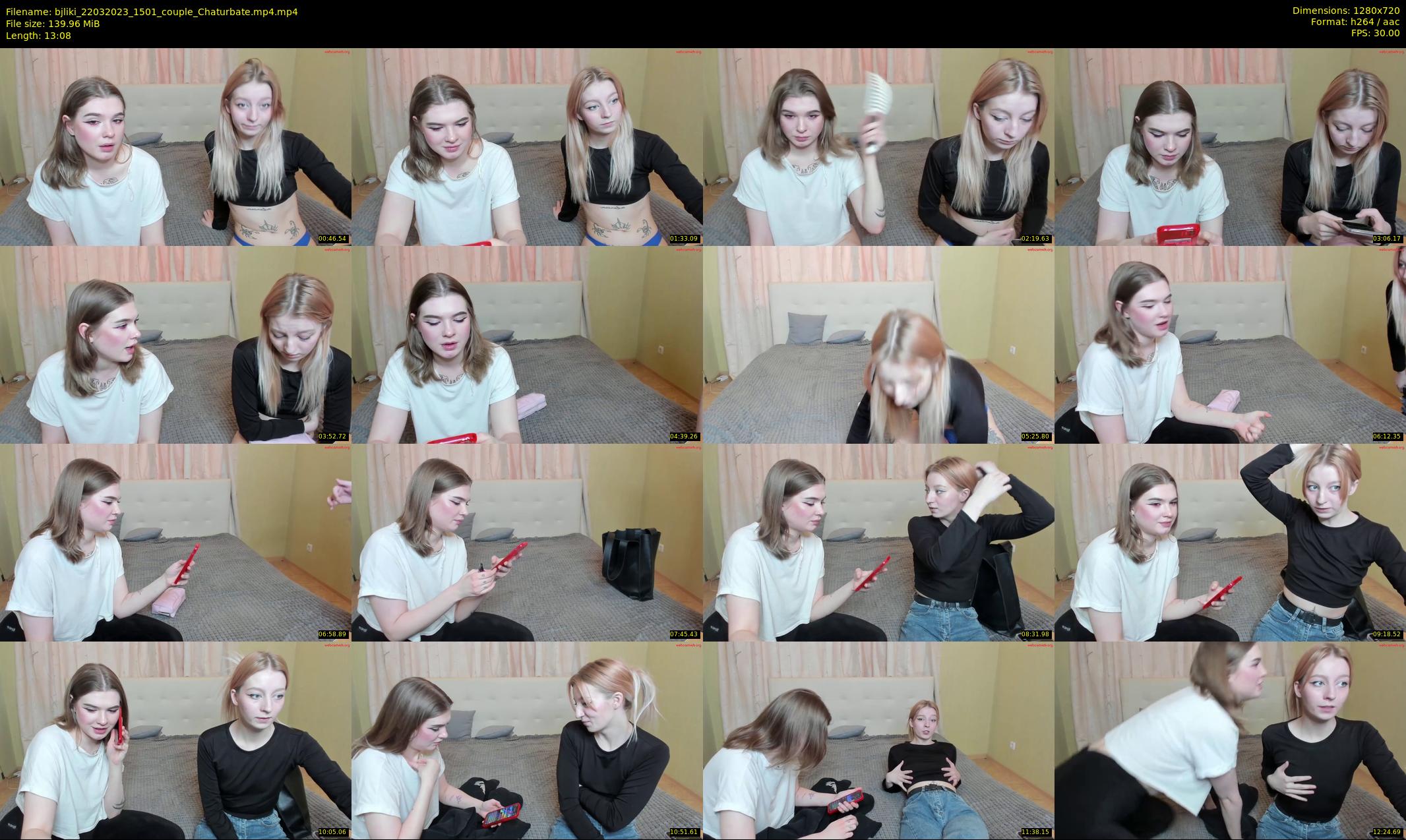 bjliki — 14 minute Chaturbate couple cam show recording, 720p, Mar 22, 2023