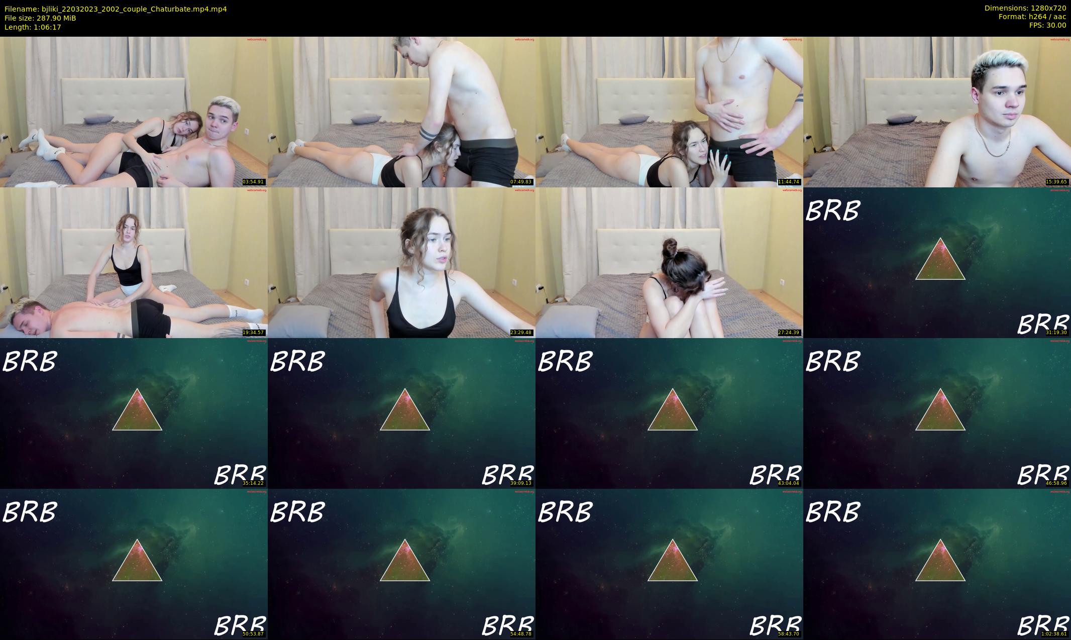 bjliki — 67 minute Chaturbate couple cam show recording, 720p, Mar 22, 2023