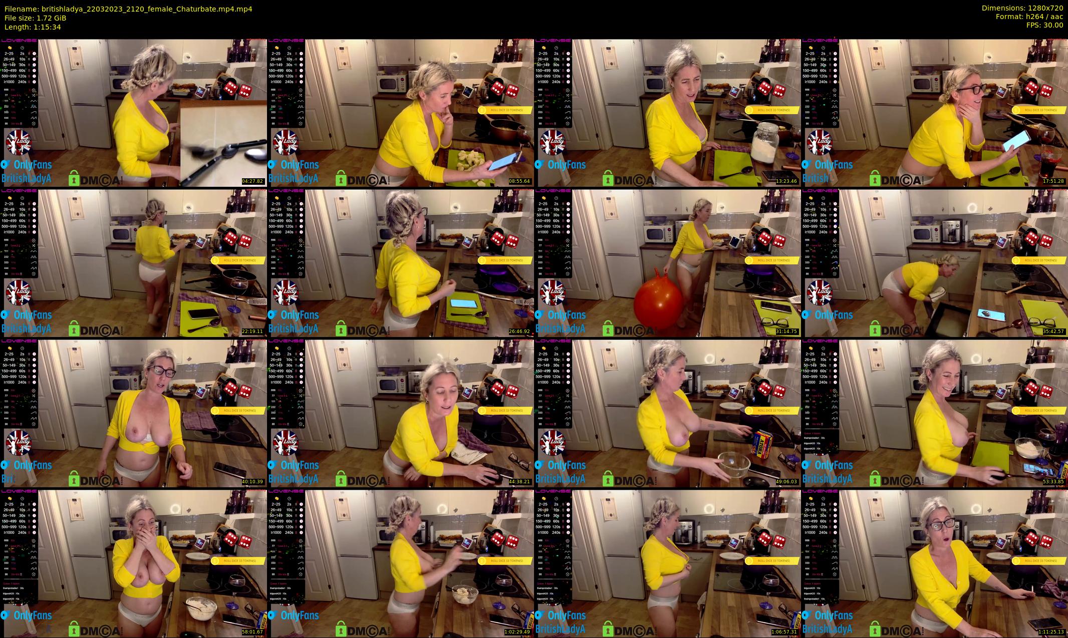 britishladya — 76 minute Chaturbate female cam show recording, 720p, Mar 22, 2023
