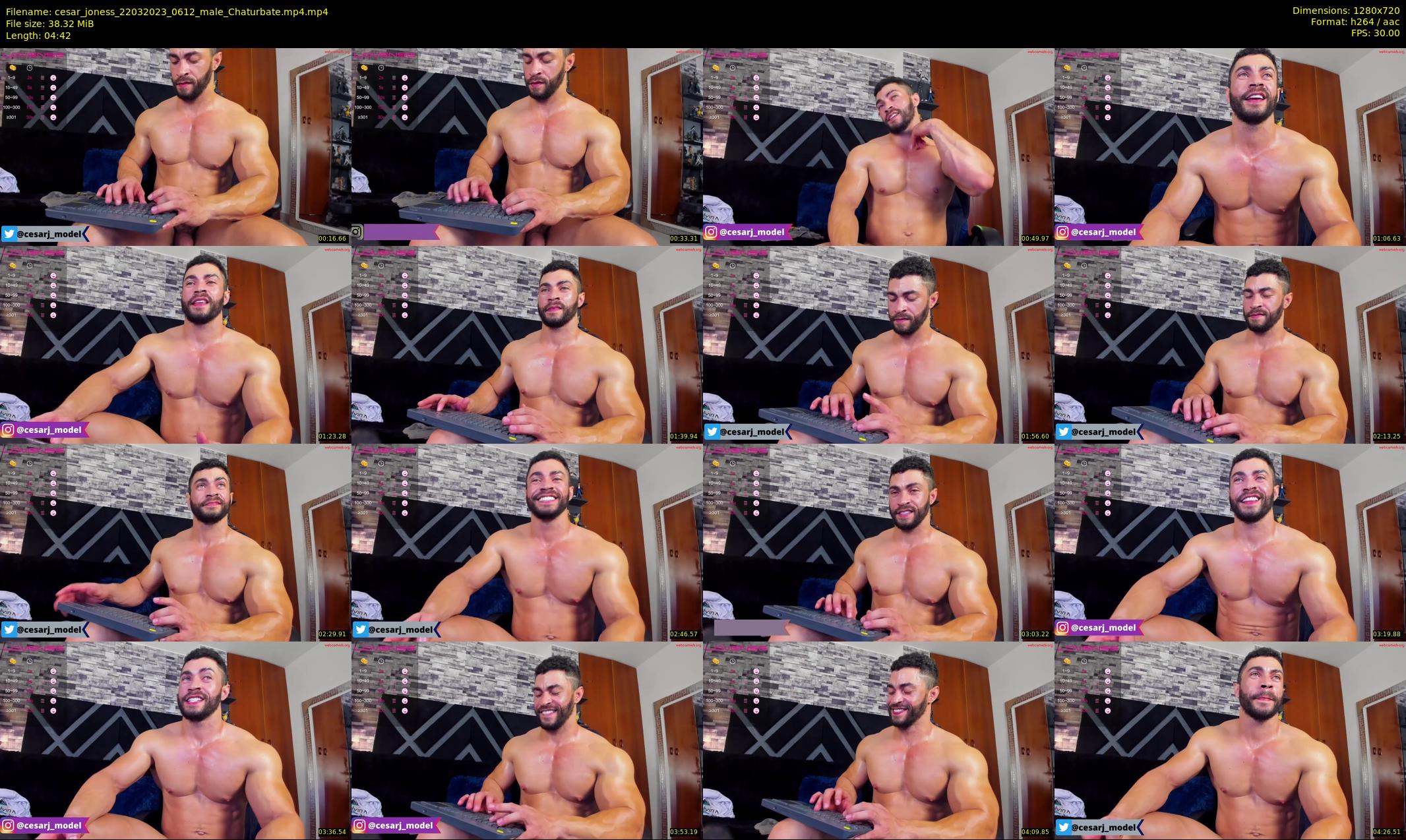 cesar_joness — 5 minute Chaturbate male cam show recording, 720p, Mar 22, 2023