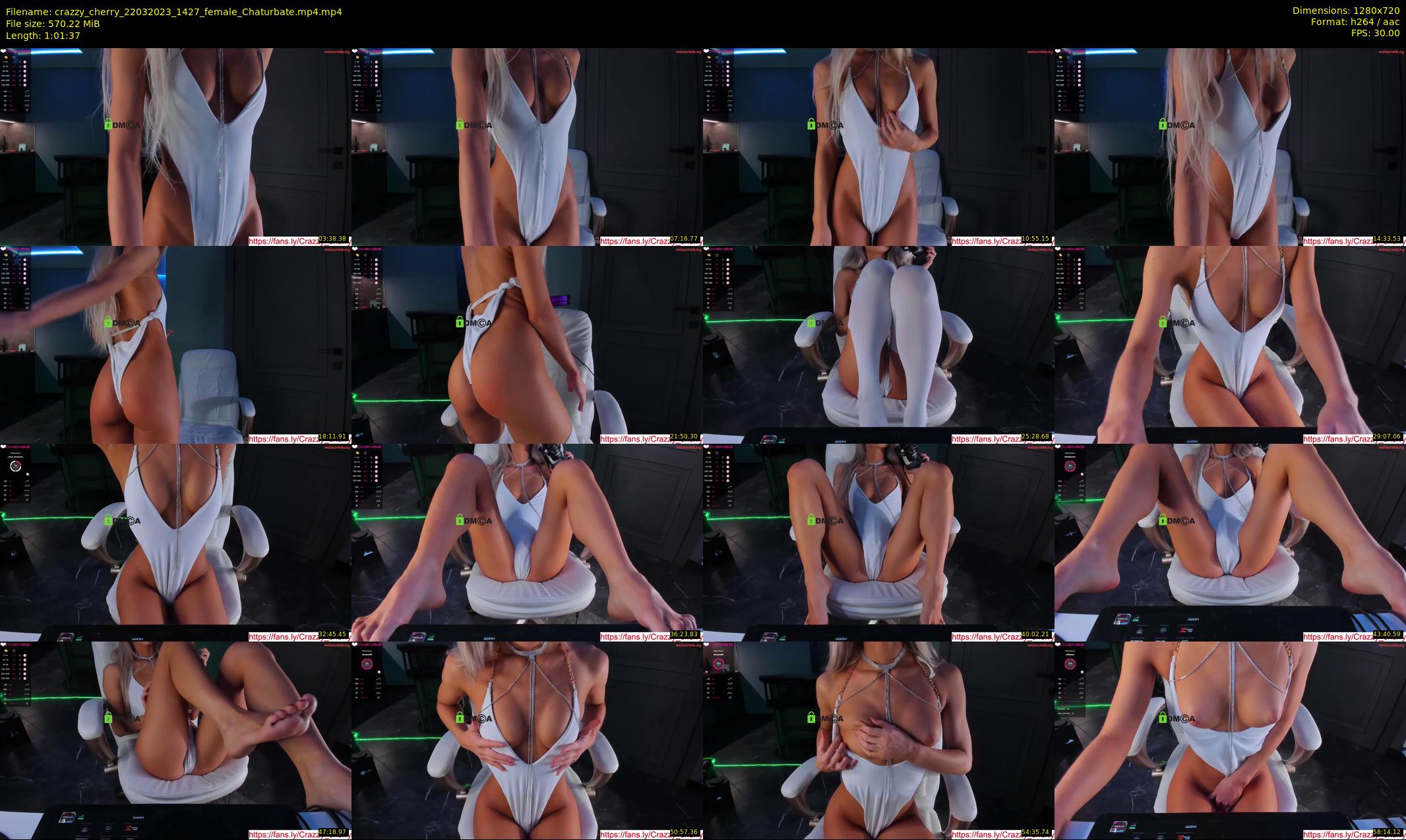 crazzy_cherry — 62 minute Chaturbate female cam show recording, 720p, Mar 22, 2023