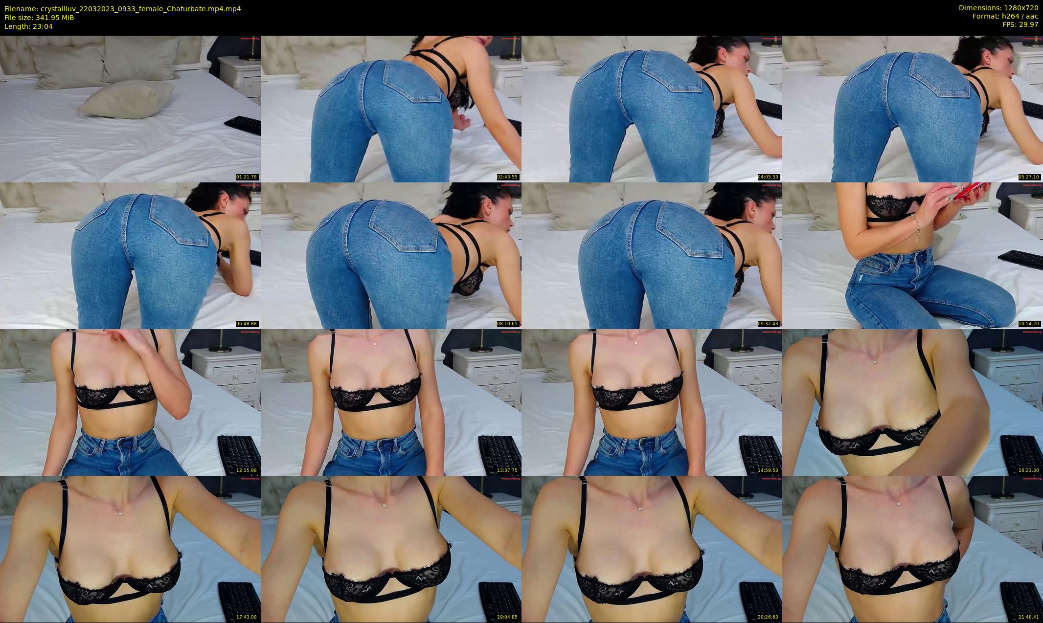 crystallluv — 24 minute Chaturbate female cam show recording, 720p, Mar 22, 2023