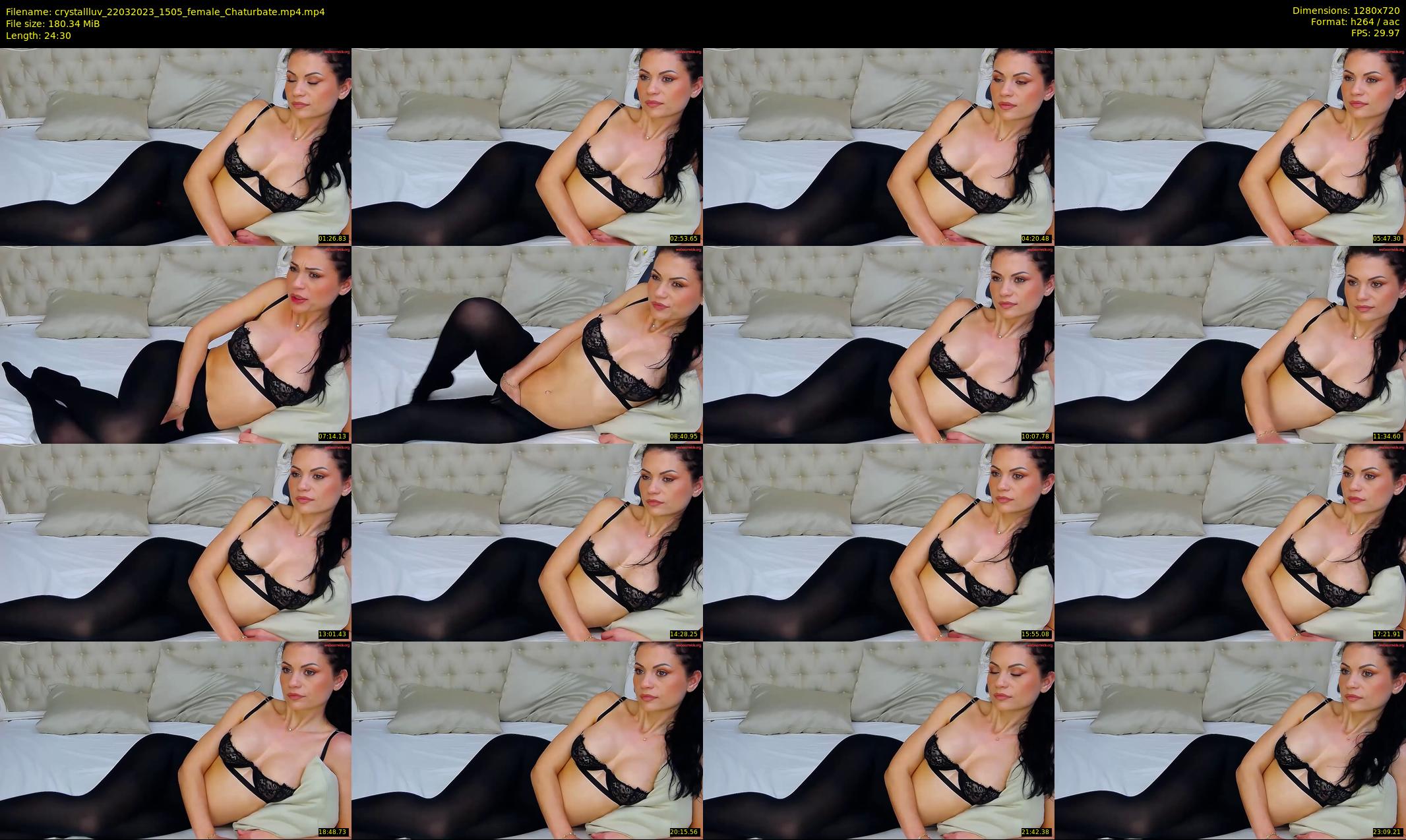 crystallluv — 25 minute Chaturbate female cam show recording, 720p, Mar 22, 2023