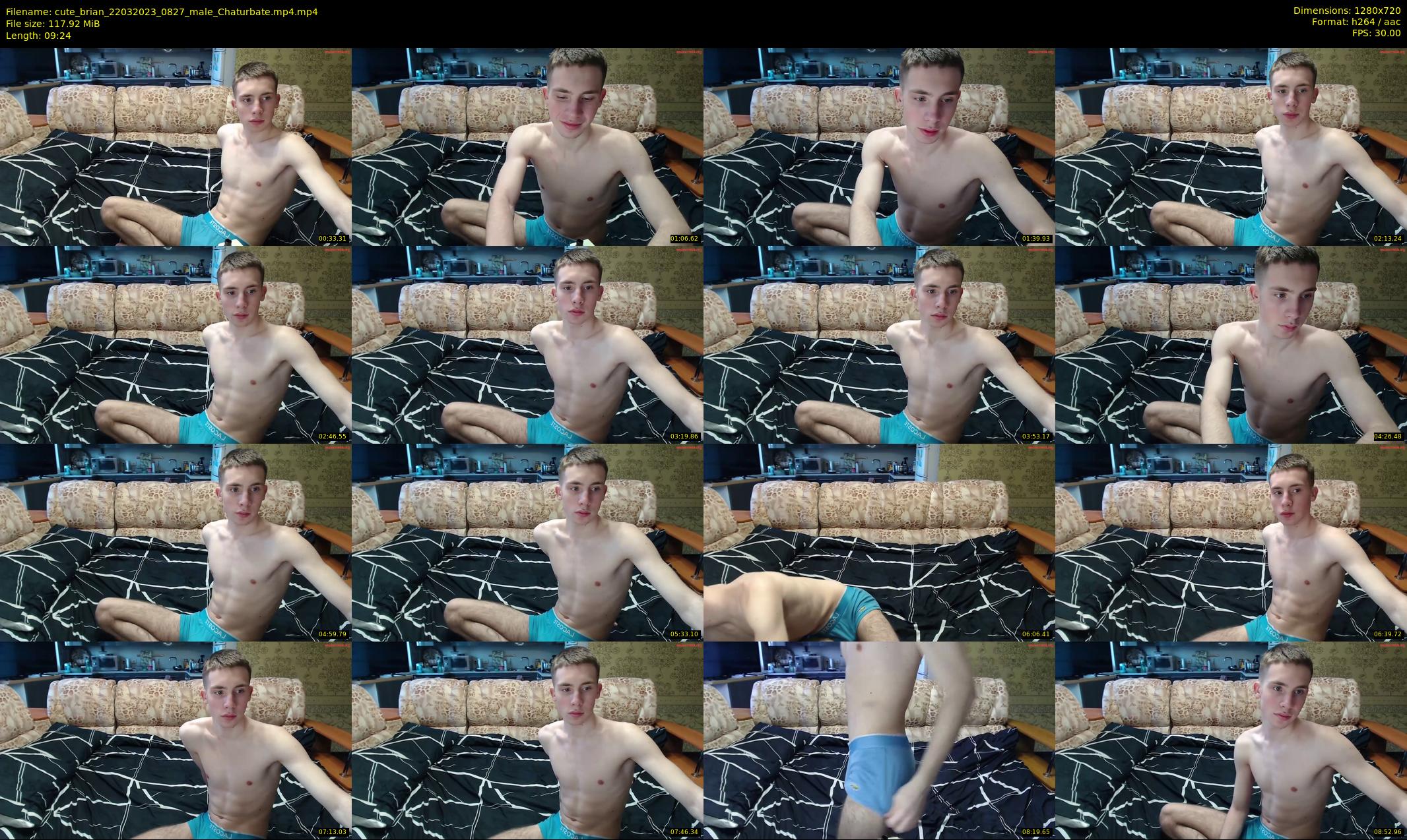 cute_brian — 10 minute Chaturbate male cam show recording, 720p, Mar 22, 2023