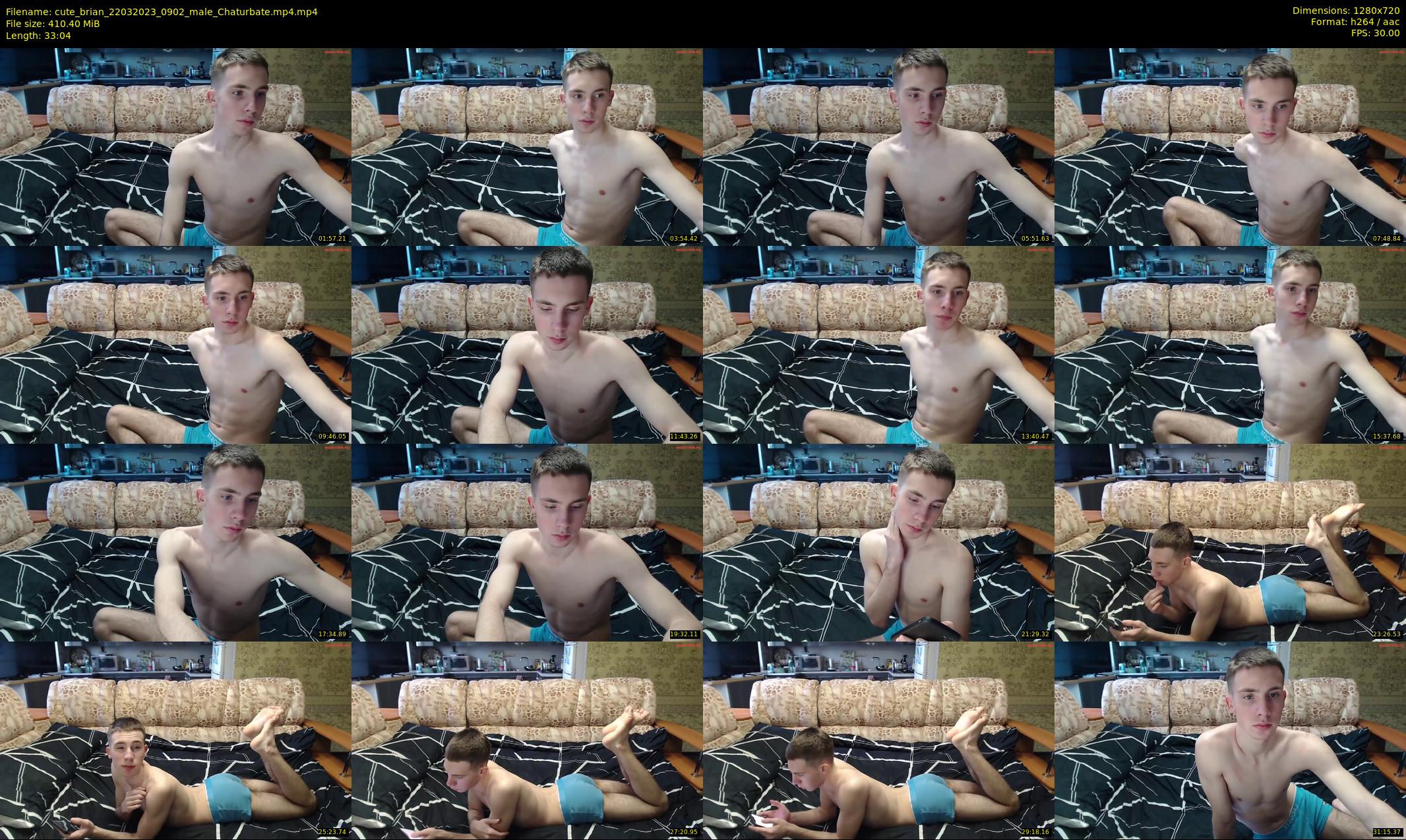 cute_brian — 34 minute Chaturbate male cam show recording, 720p, Mar 22, 2023