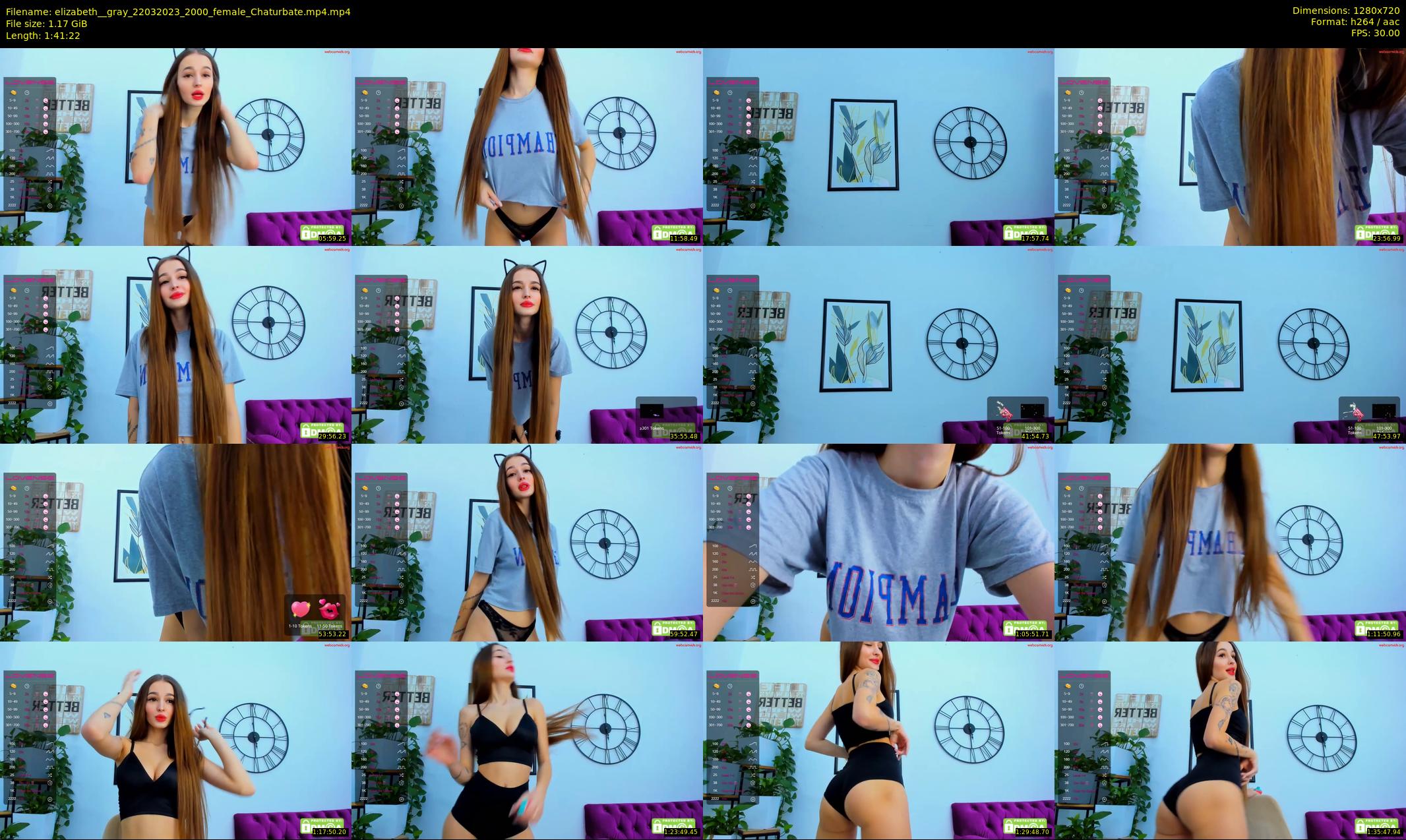elizabeth__gray — 102 minute Chaturbate female cam show recording, 720p, Mar 22, 2023