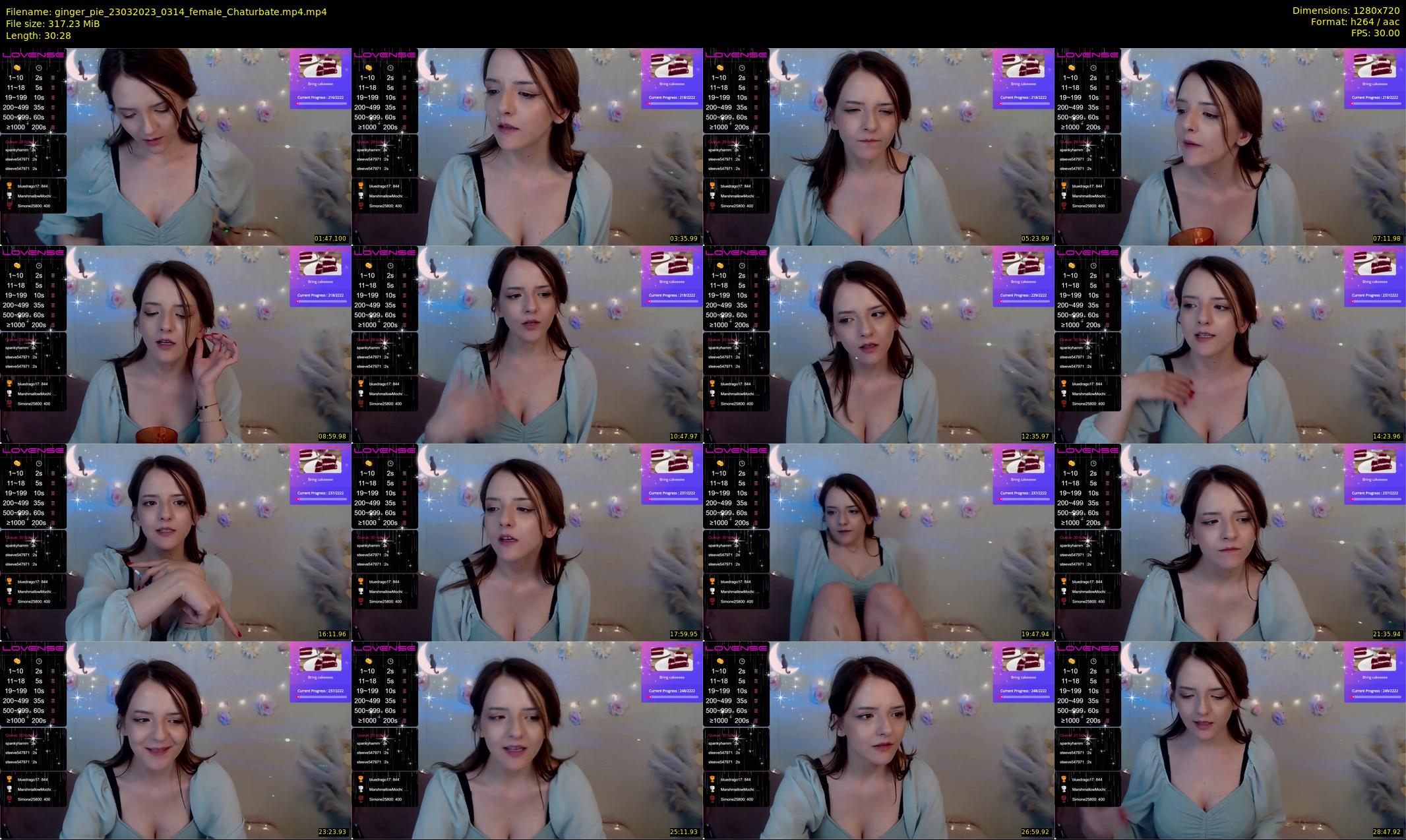 ginger_pie — 31 minute Chaturbate female cam show recording, 720p, Mar 23, 2023