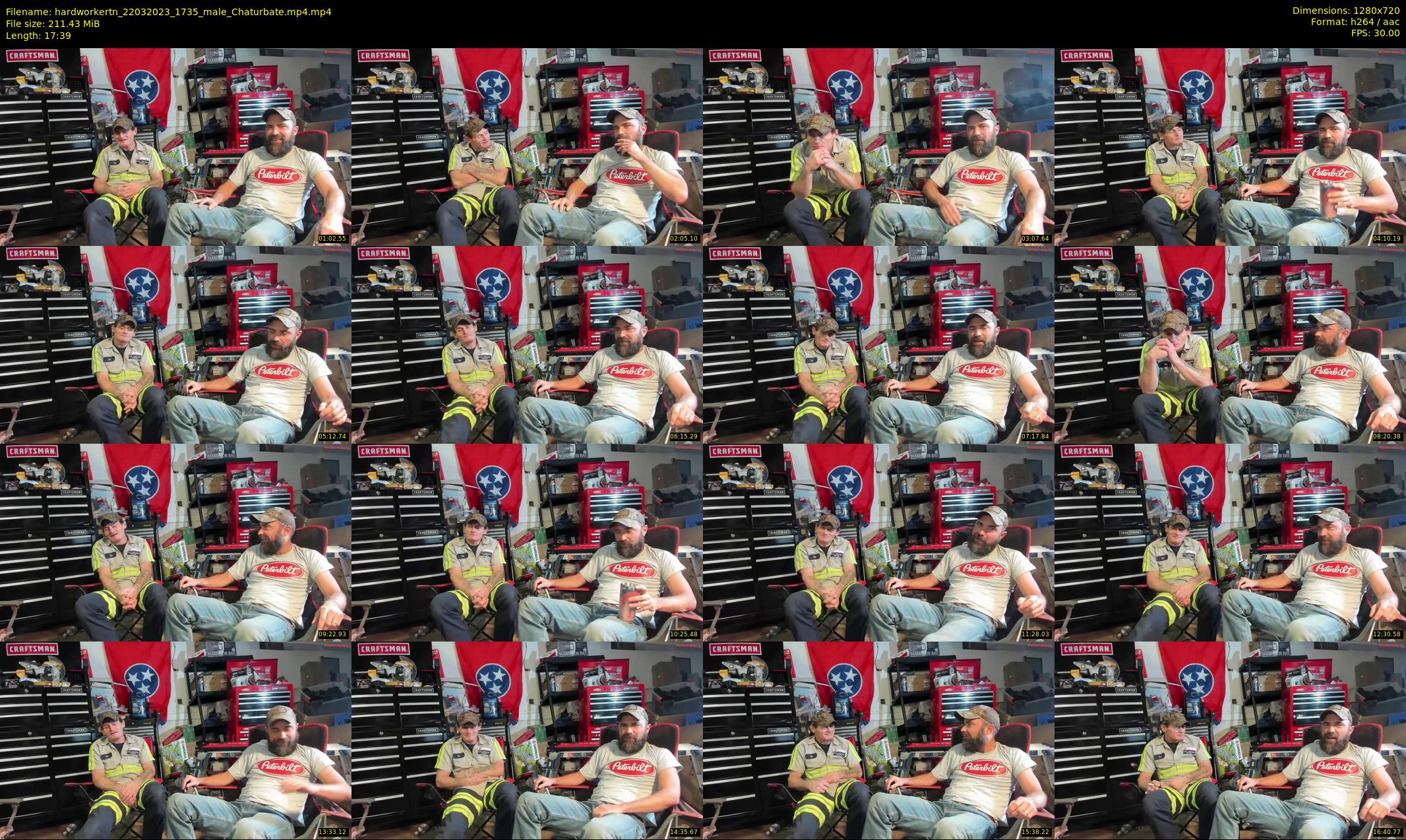 hardworkertn — 18 minute Chaturbate male cam show recording, 720p, Mar 22, 2023