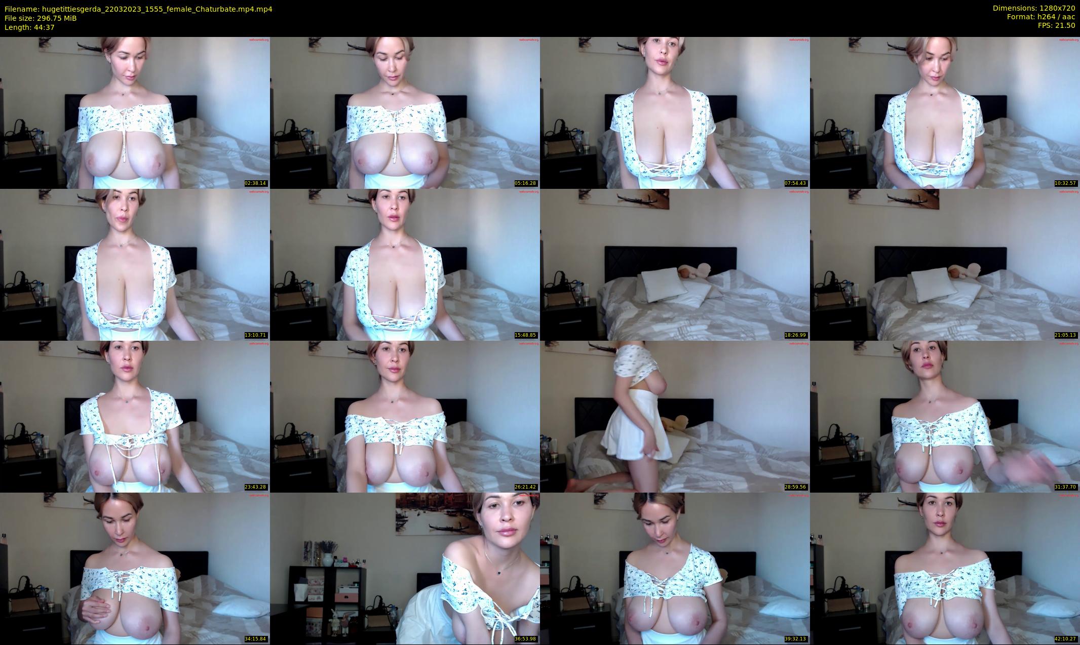 hugetittiesgerda — 45 minute Chaturbate female cam show recording, 720p, Mar 22, 2023