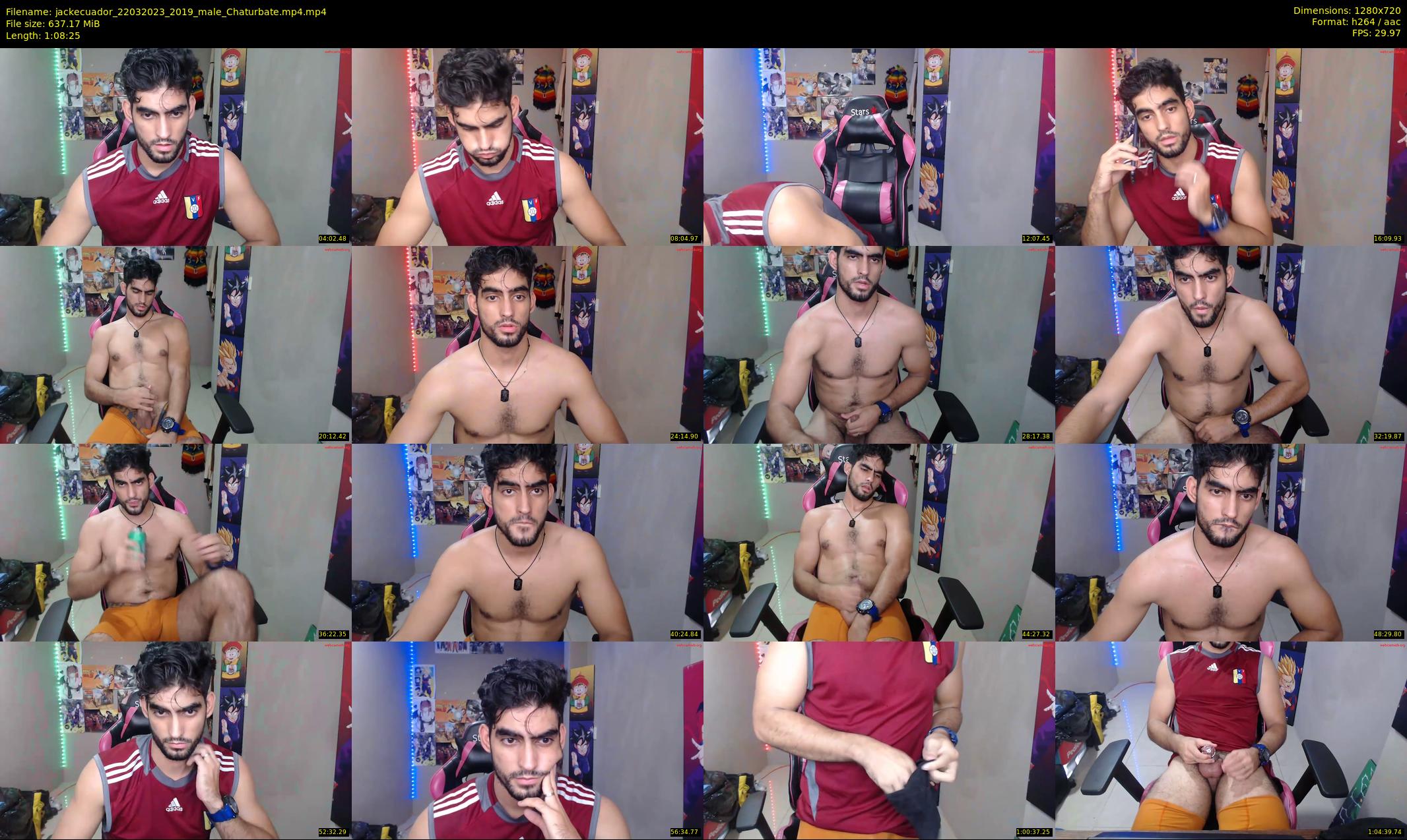 jackecuador — 69 minute Chaturbate male cam show recording, 720p, Mar 22, 2023