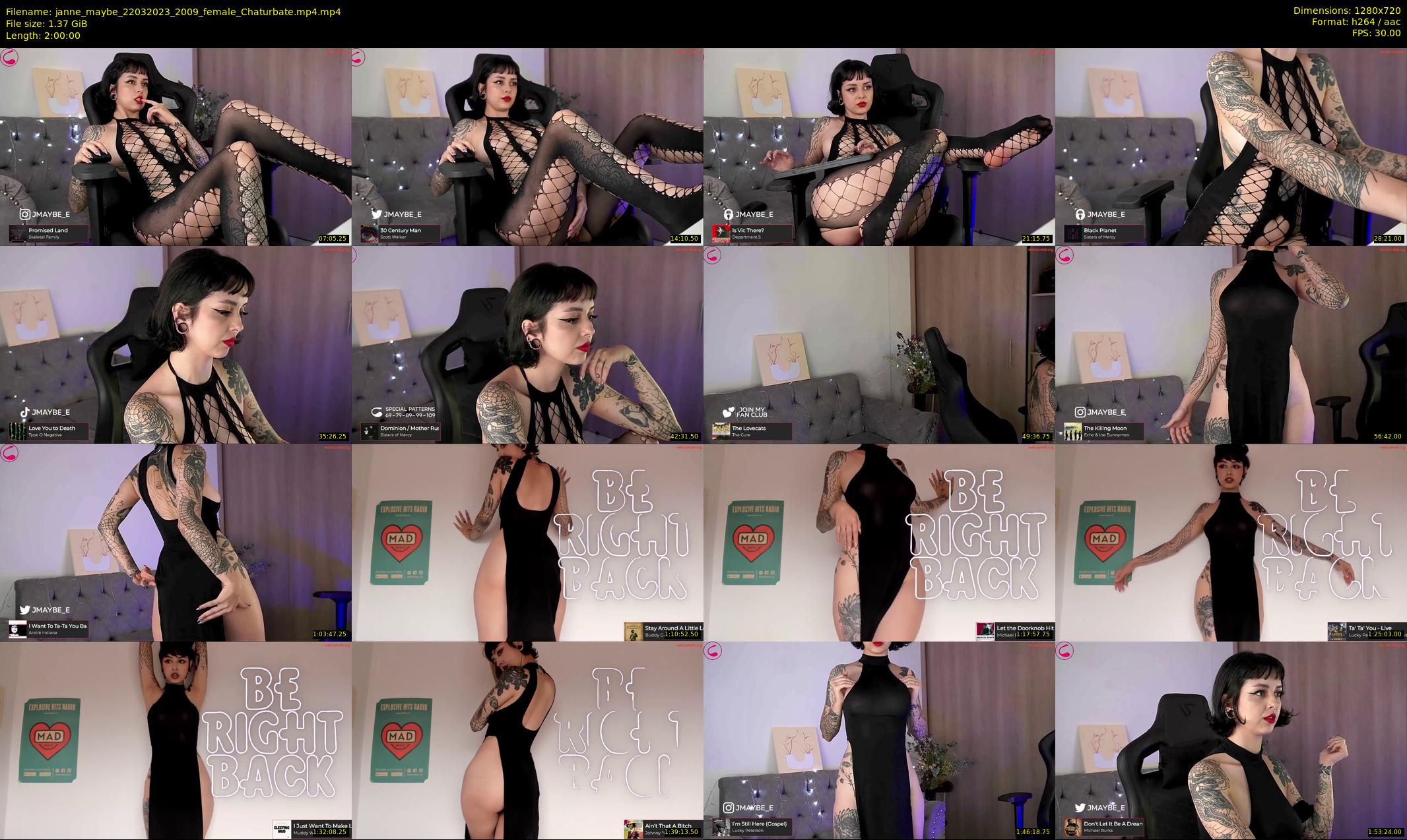 janne_maybe — 120 minute Chaturbate female cam show recording, 720p, Mar 22, 2023