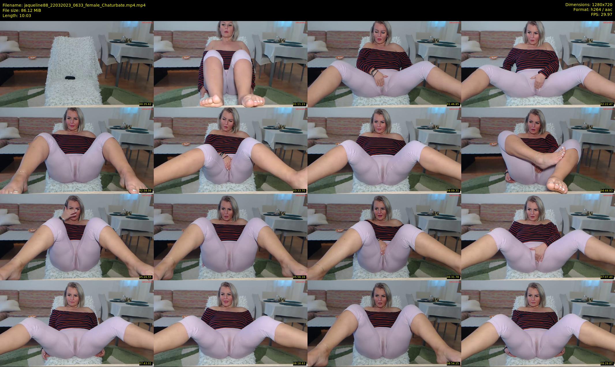jaqueline88 — 11 minute Chaturbate female cam show recording, 720p, Mar 22, 2023
