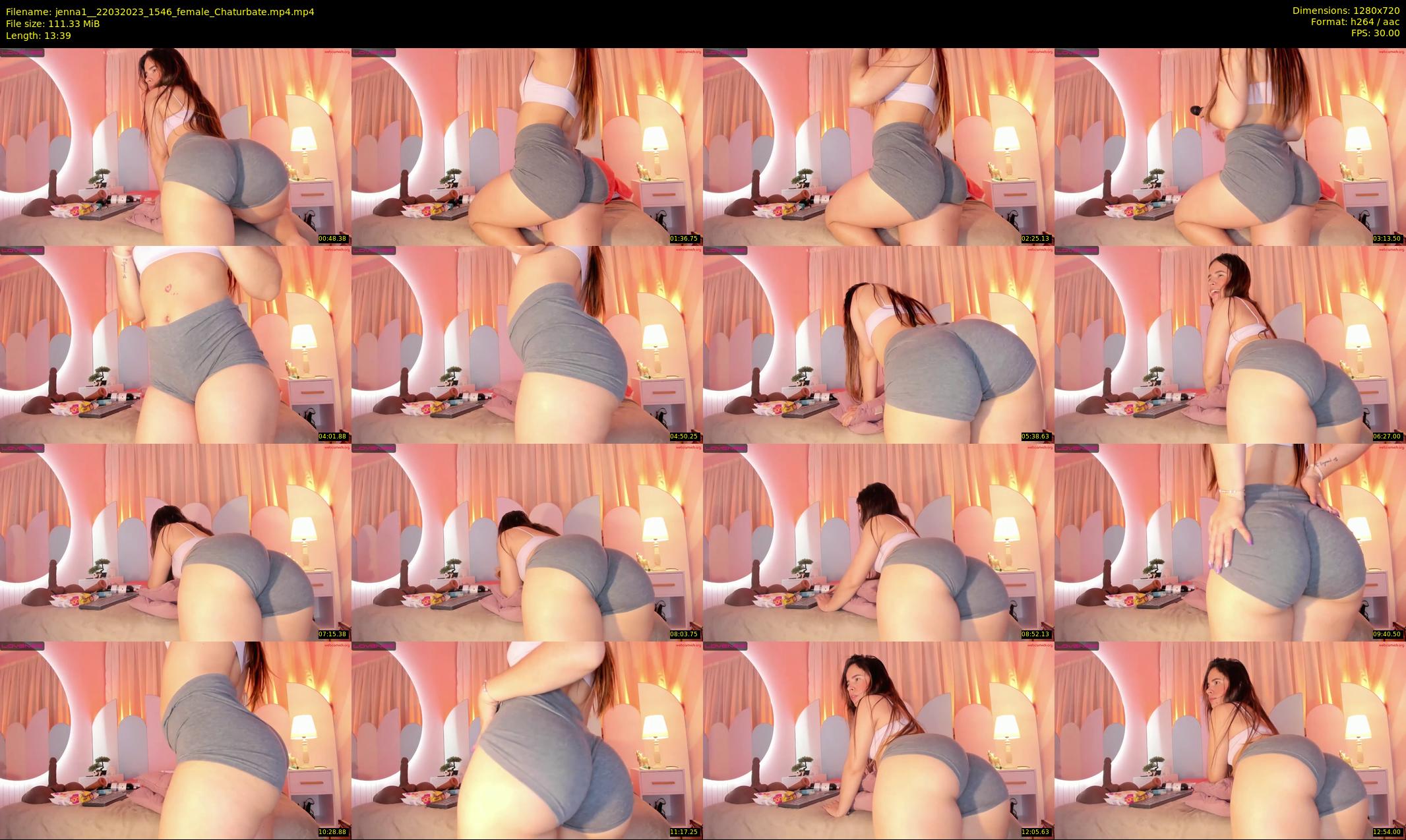 jenna1_ — 14 minute Chaturbate female cam show recording, 720p, Mar 22, 2023