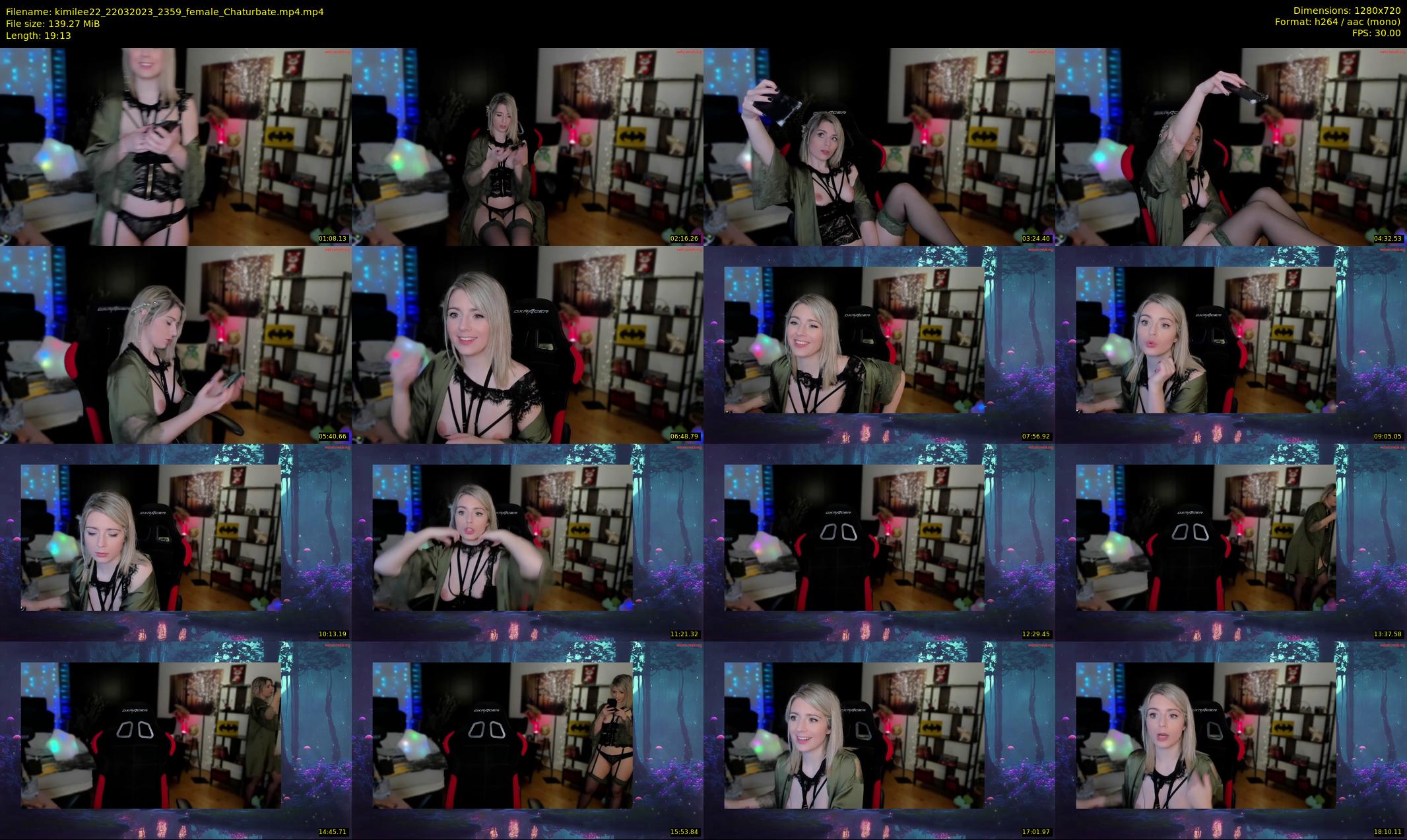kimilee22 — 20 minute Chaturbate female cam show recording, 720p, Mar 22, 2023