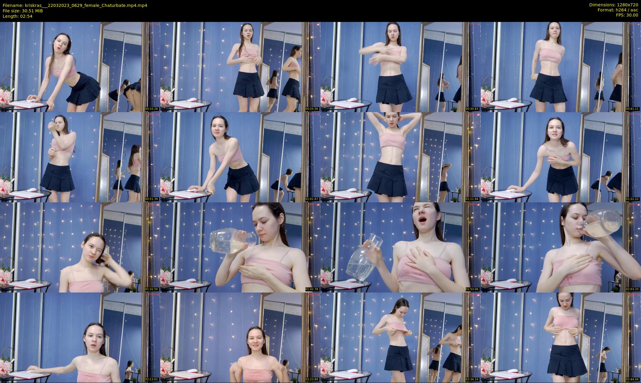 kriskras__ — 3 minute Chaturbate female cam show recording, 720p, Mar 22, 2023