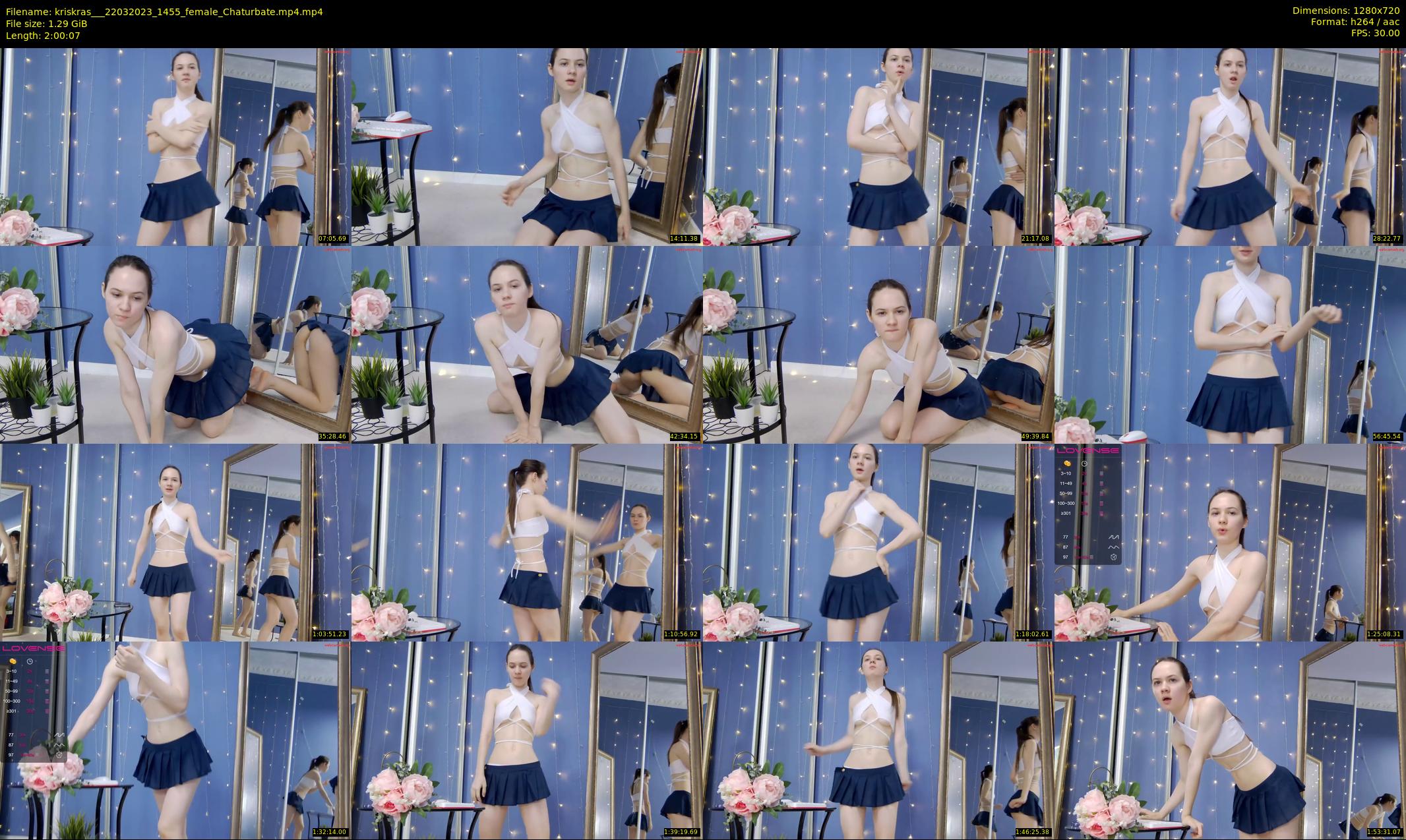 kriskras__ — 121 minute Chaturbate female cam show recording, 720p, Mar 22, 2023