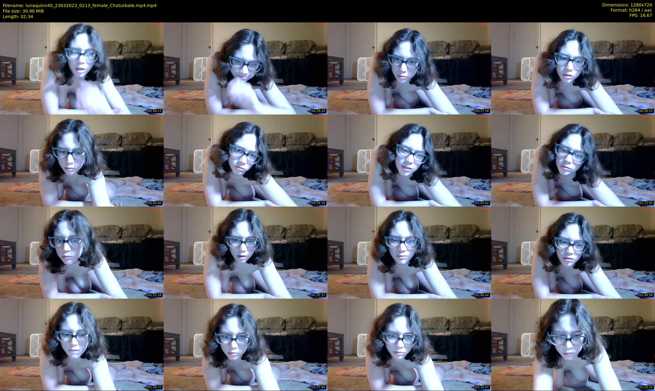lunaquinn45 — 3 minute Chaturbate female cam show recording, 720p, Mar 23, 2023