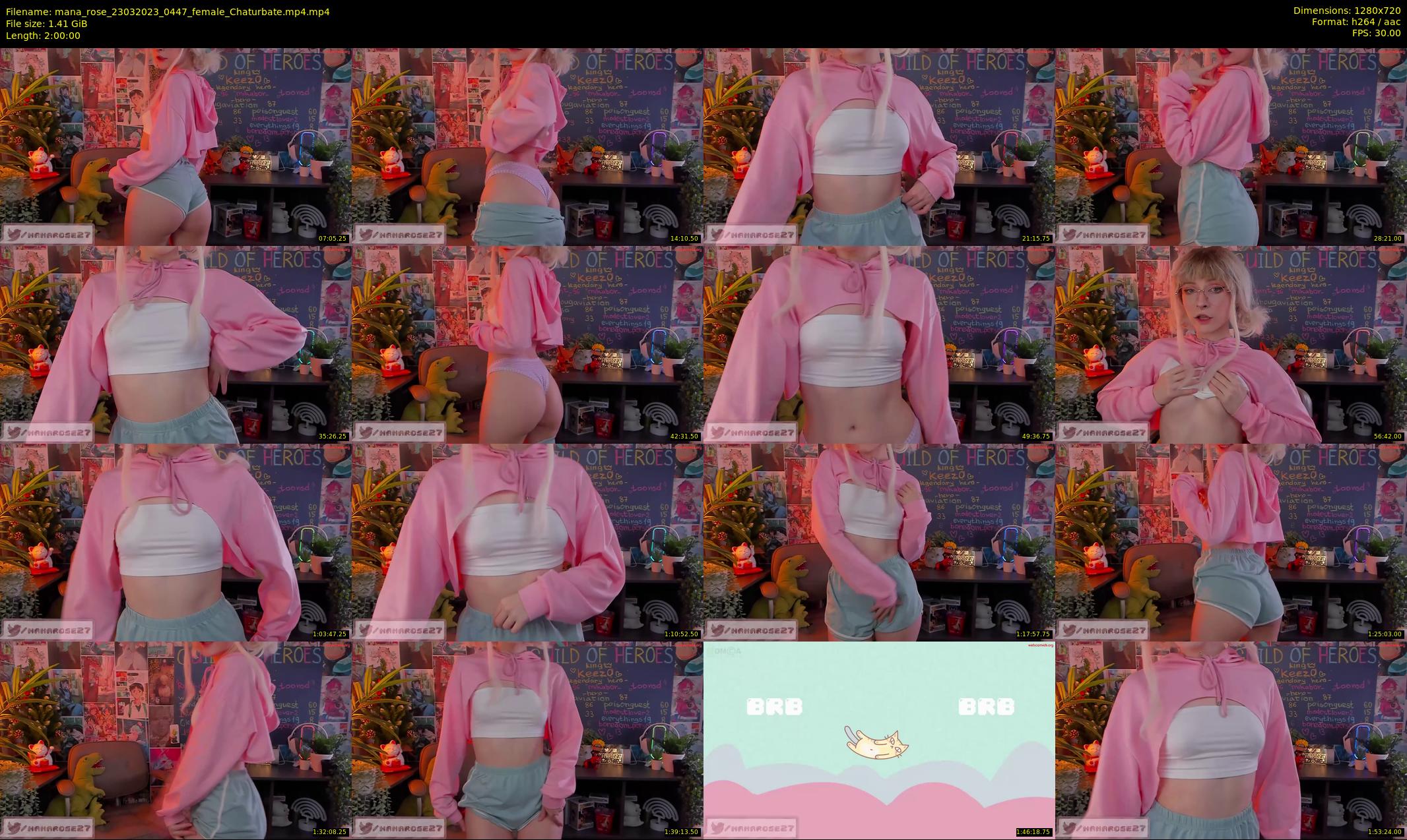 mana_rose — 120 minute Chaturbate female cam show recording, 720p, Mar 23, 2023