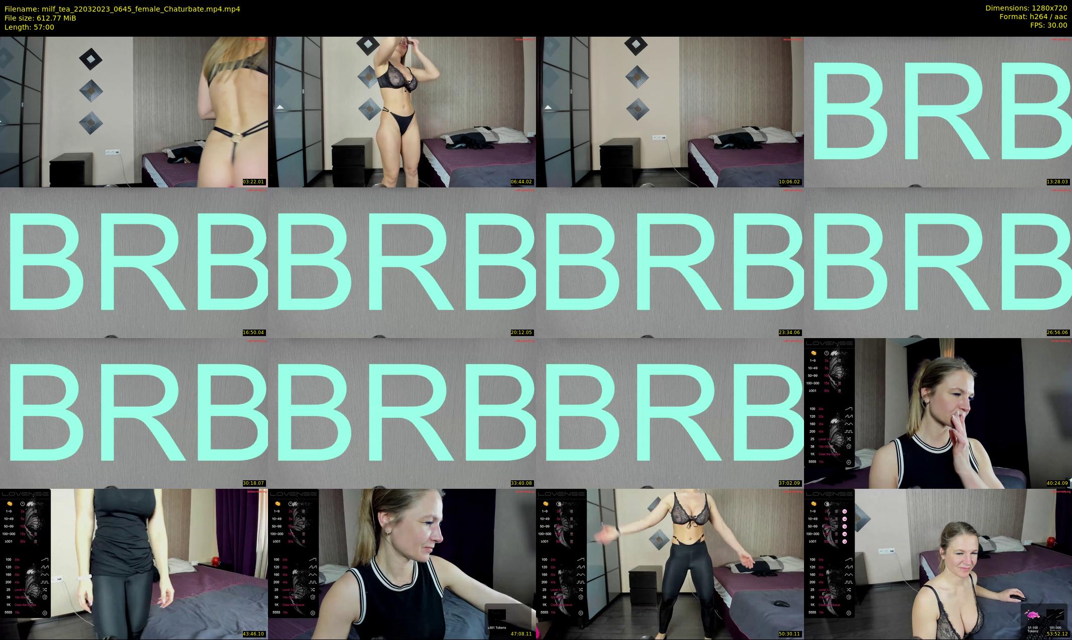 milf_tea — 57 minute Chaturbate female cam show recording, 720p, Mar 22, 2023
