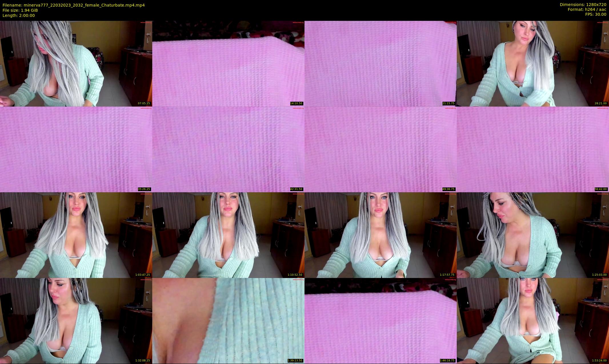 minerva777 — 120 minute Chaturbate female cam show recording, 720p, Mar 22, 2023