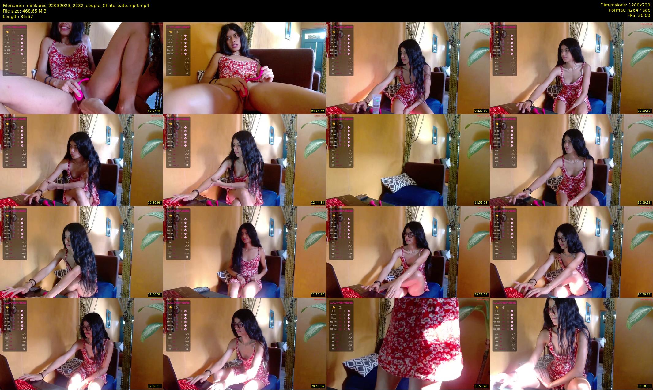 minikunis — 36 minute Chaturbate couple cam show recording, 720p, Mar 22, 2023
