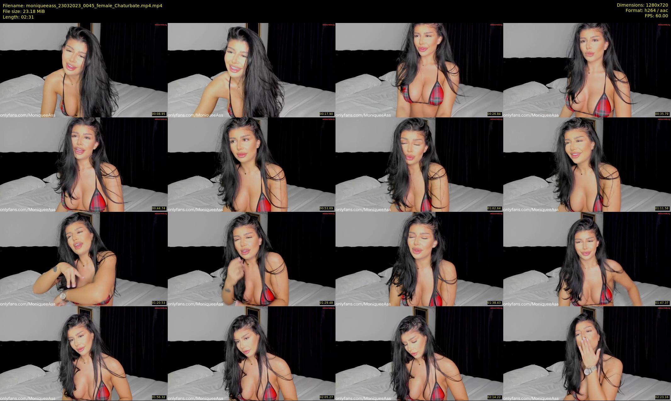 moniqueeass — 3 minute Chaturbate female cam show recording, 720p, Mar 23, 2023