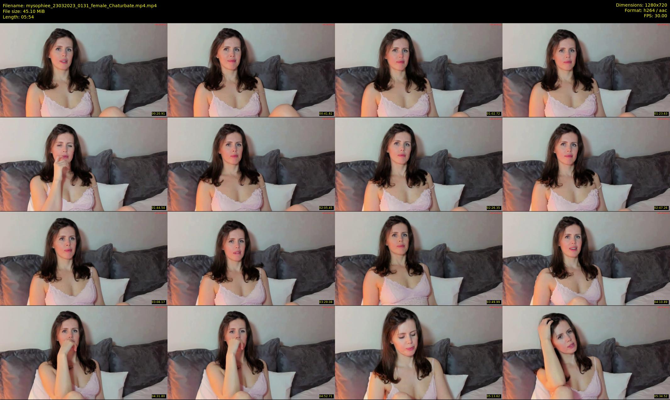 mysophiee — 6 minute Chaturbate female cam show recording, 720p, Mar 23, 2023