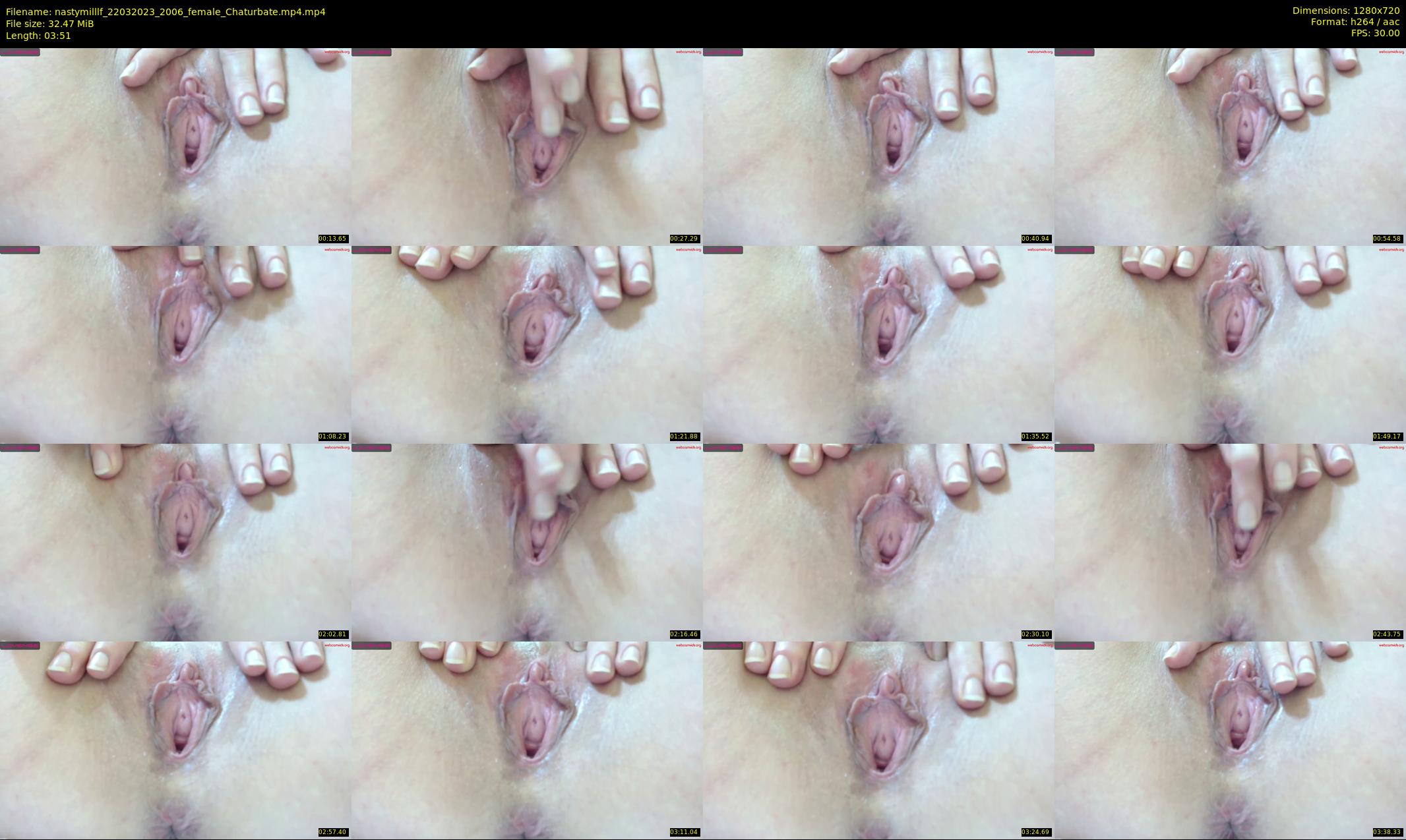 nastymilllf — 4 minute Chaturbate female cam show recording, 720p, Mar 22, 2023