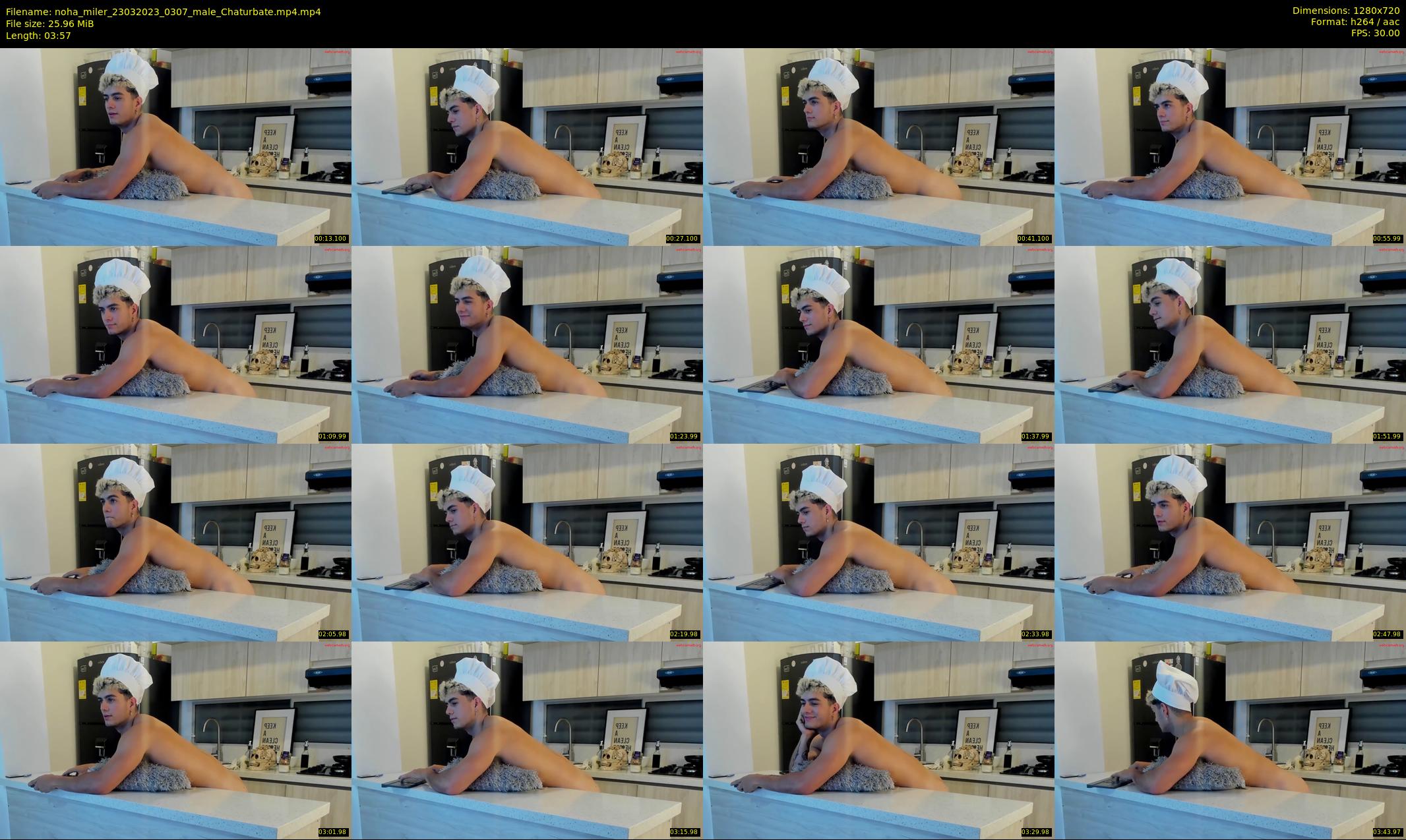 noha_miler — 4 minute Chaturbate male cam show recording, 720p, Mar 23, 2023
