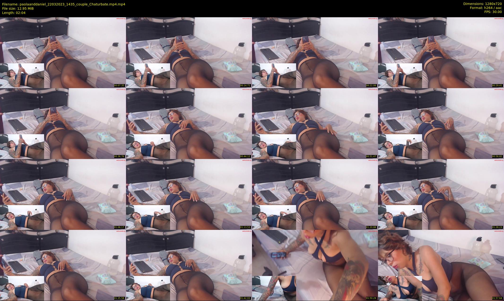 paolaanddaniel — 3 minute Chaturbate couple cam show recording, 720p, Mar 22, 2023
