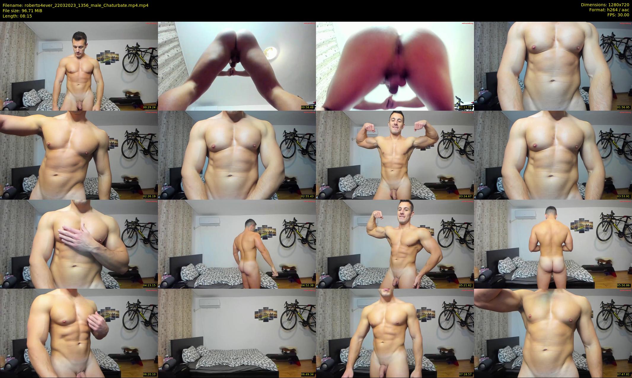 roberto4ever — 9 minute Chaturbate male cam show recording, 720p, Mar 22, 2023