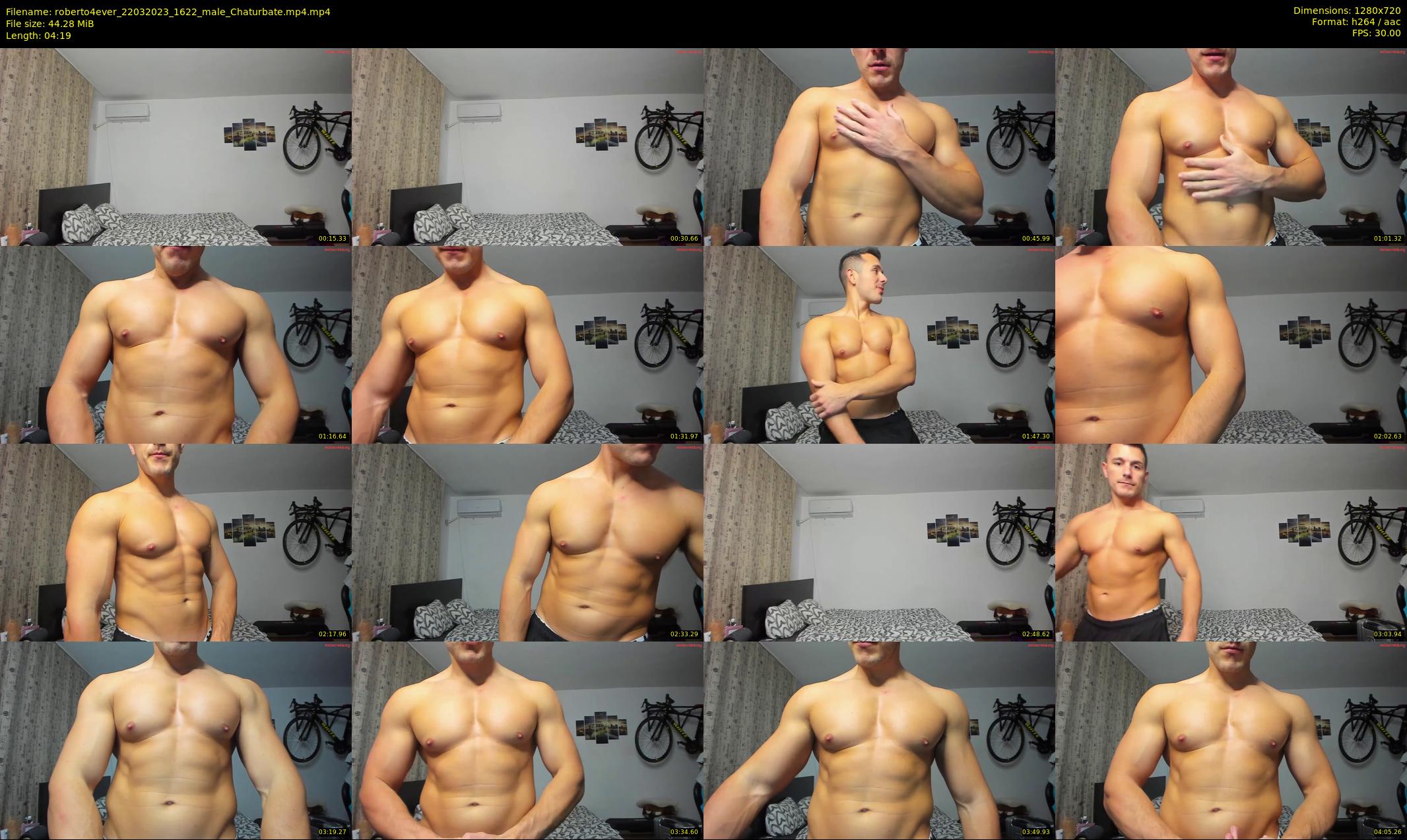 roberto4ever — 5 minute Chaturbate male cam show recording, 720p, Mar 22, 2023