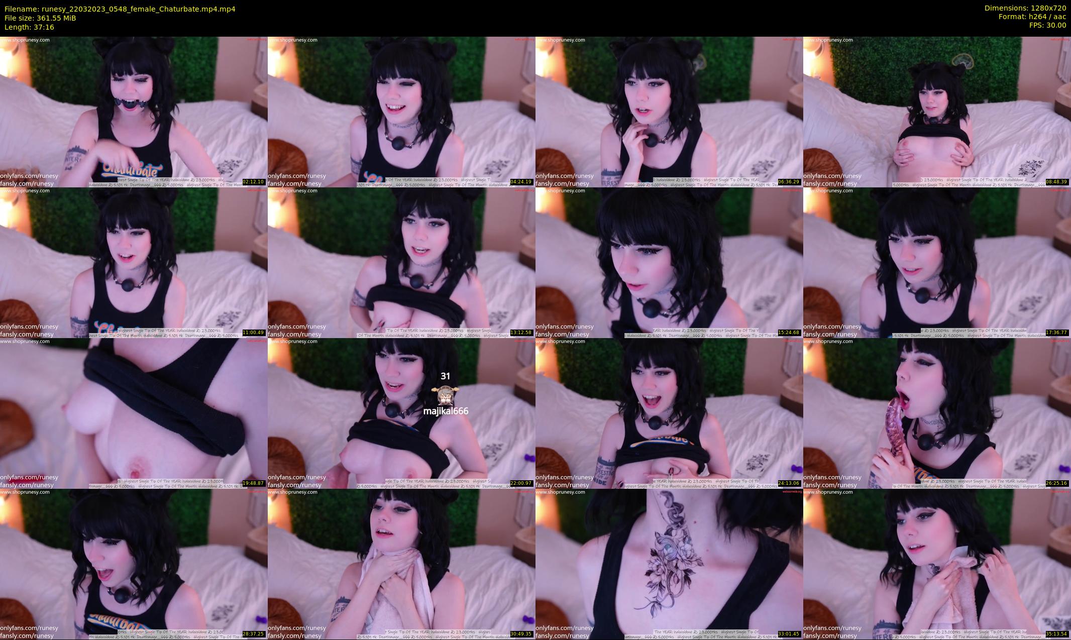 runesy — 38 minute Chaturbate female cam show recording, 720p, Mar 22, 2023