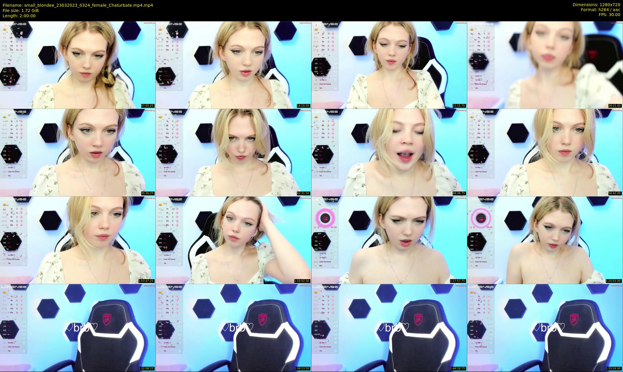 small_blondee — 120 minute Chaturbate female cam show recording, 720p, Mar 23, 2023