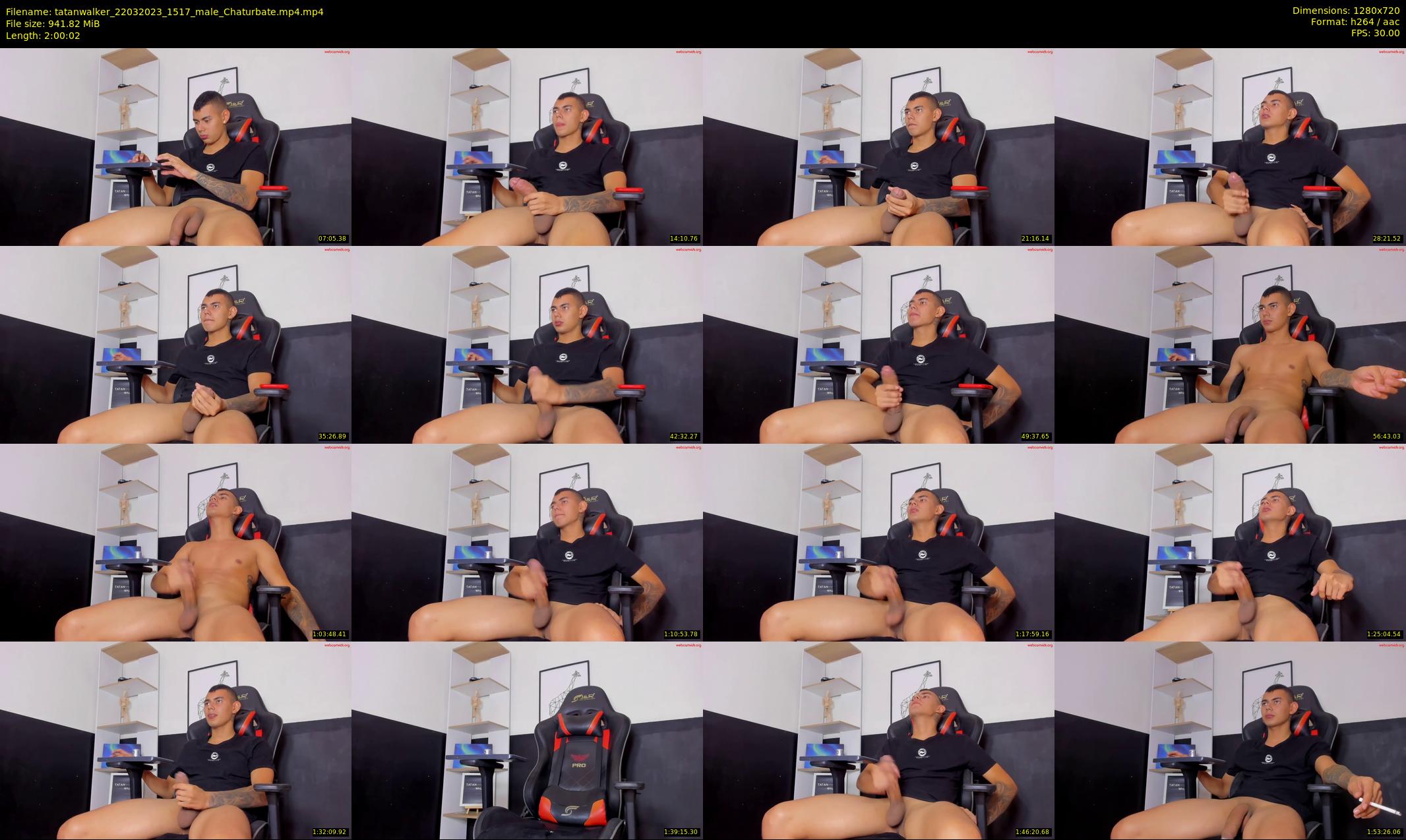 tatanwalker — 121 minute Chaturbate male cam show recording, 720p, Mar 22, 2023