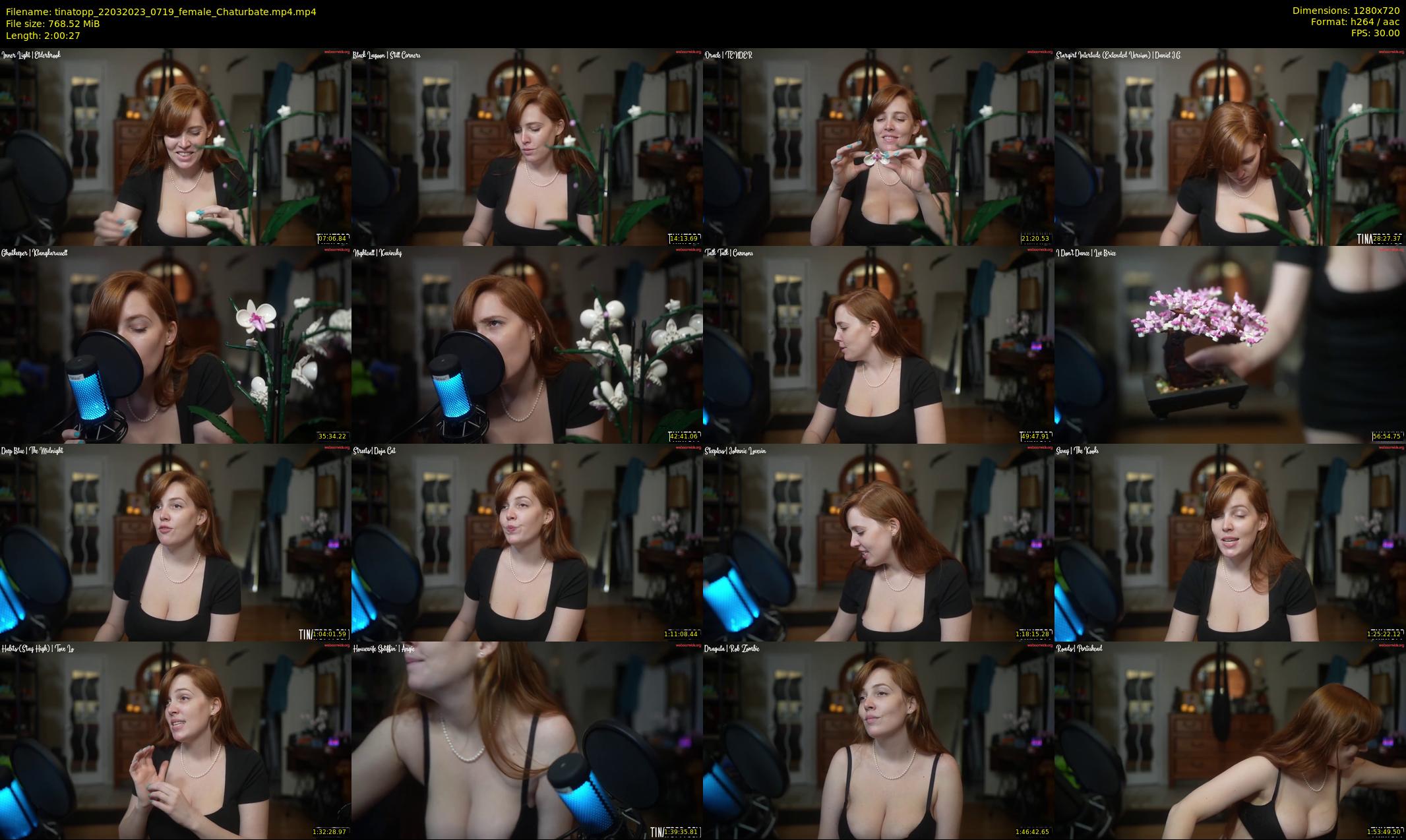 tinatopp — 121 minute Chaturbate female cam show recording, 720p, Mar 22, 2023