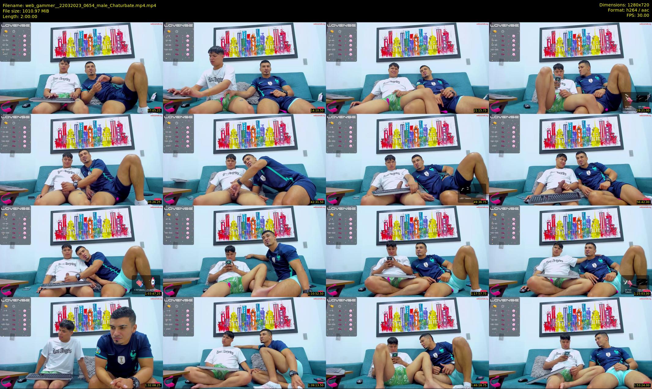web_gammer_ — 120 minute Chaturbate male cam show recording, 720p, Mar 22, 2023